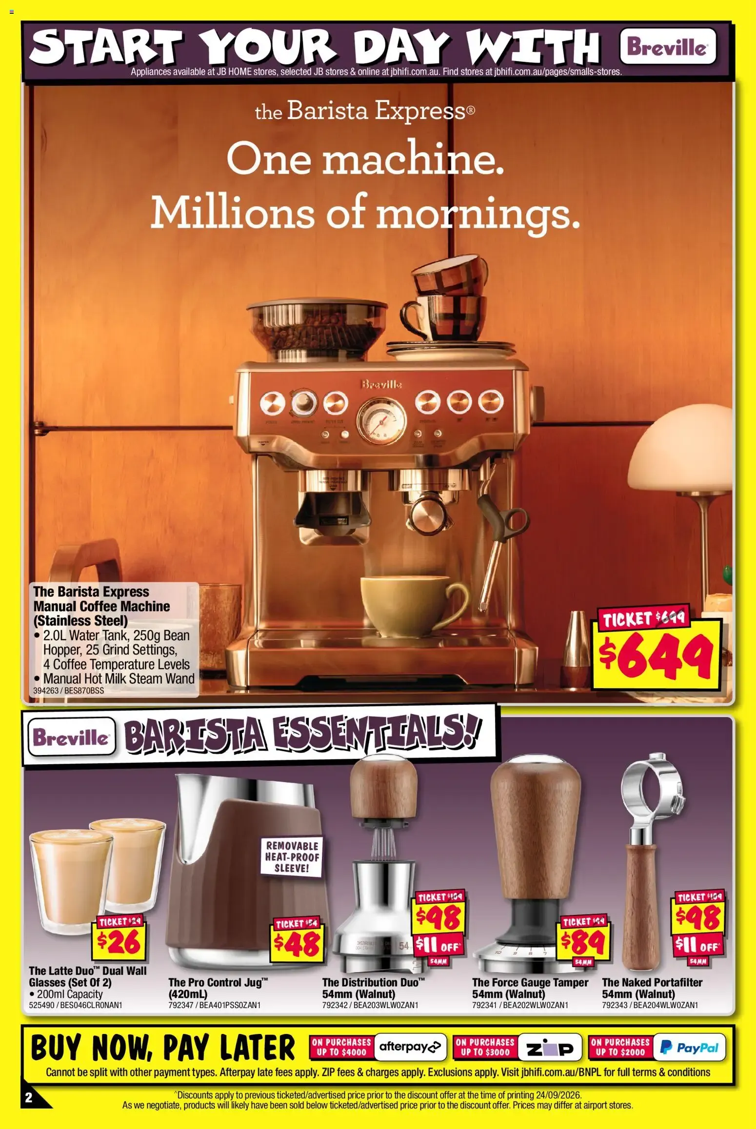 JB Hi-Fi catalogue Latest Breville Range - 08/10/2026 > weekly / monthly specials - Catalogue valid from 8 October to 21 October 2026 - page 2