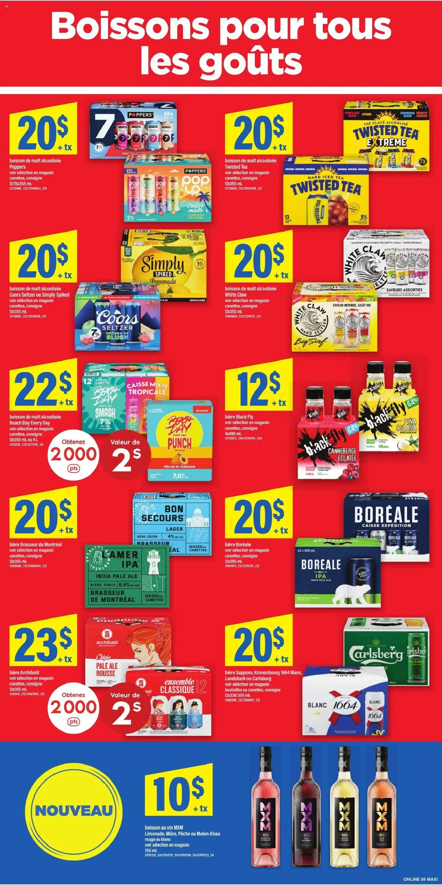 Maxi weekly flyer / circulaire from Sep 3, 2026 > weekly specials & deals from September 3 to September 9 2026 - flyer page 12