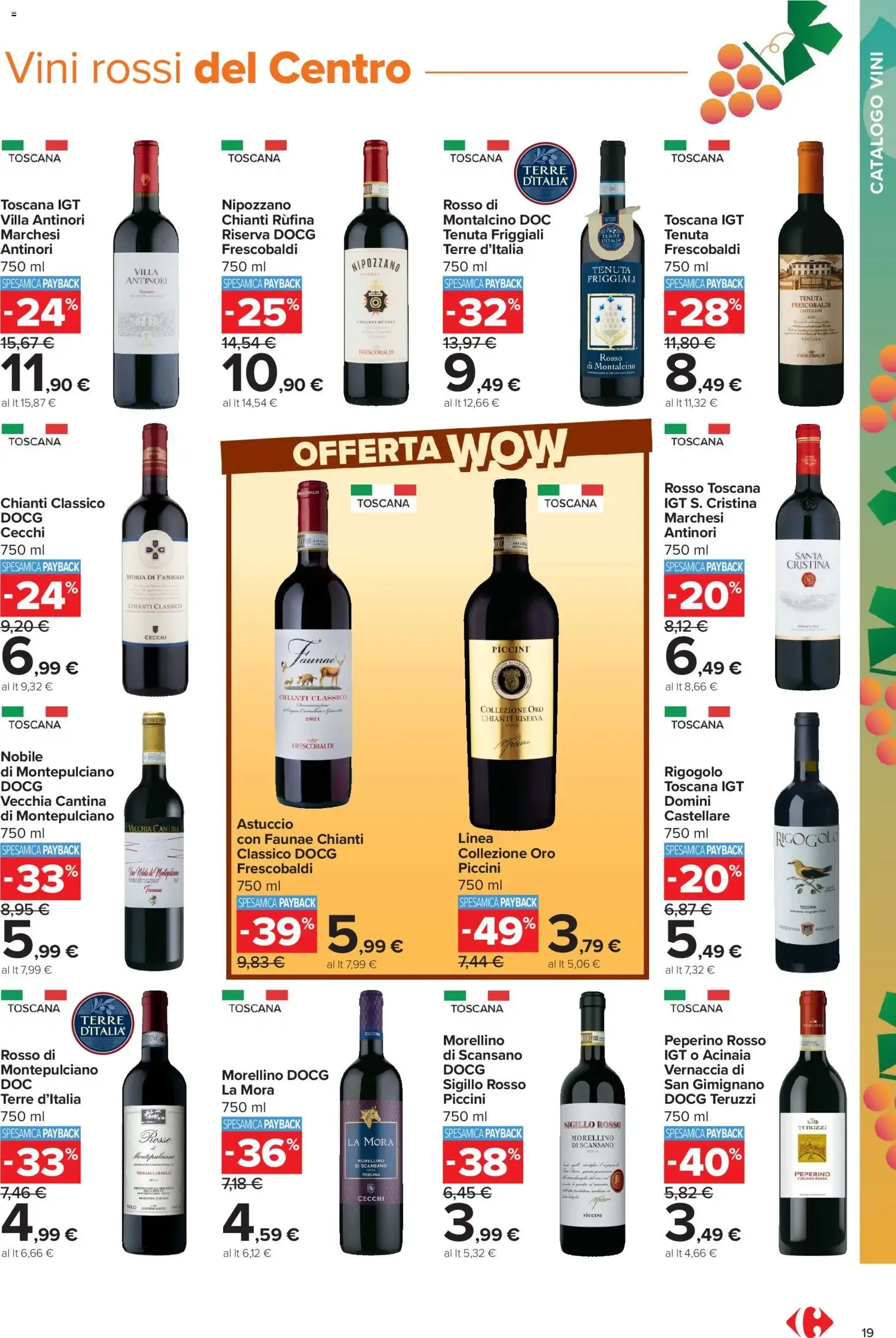 Carrefour market CATALOGO VINI DALLA TERRA AL CALICE da 5 ottobre a 8 novembre di 2026 - Pagina del volantino 19