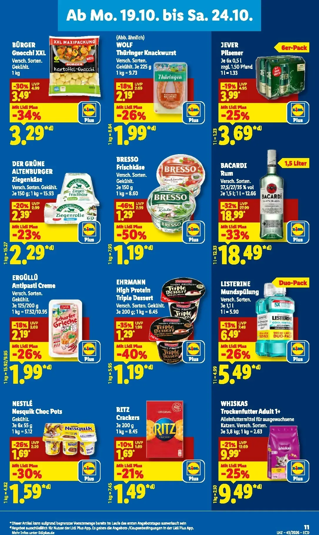 Lidl Prospekt – von Montag 19.10.2026 bis Samstag 24.10.2026 von 19. Oktober bis 24. Oktober 2026 - Prospekt seite 22