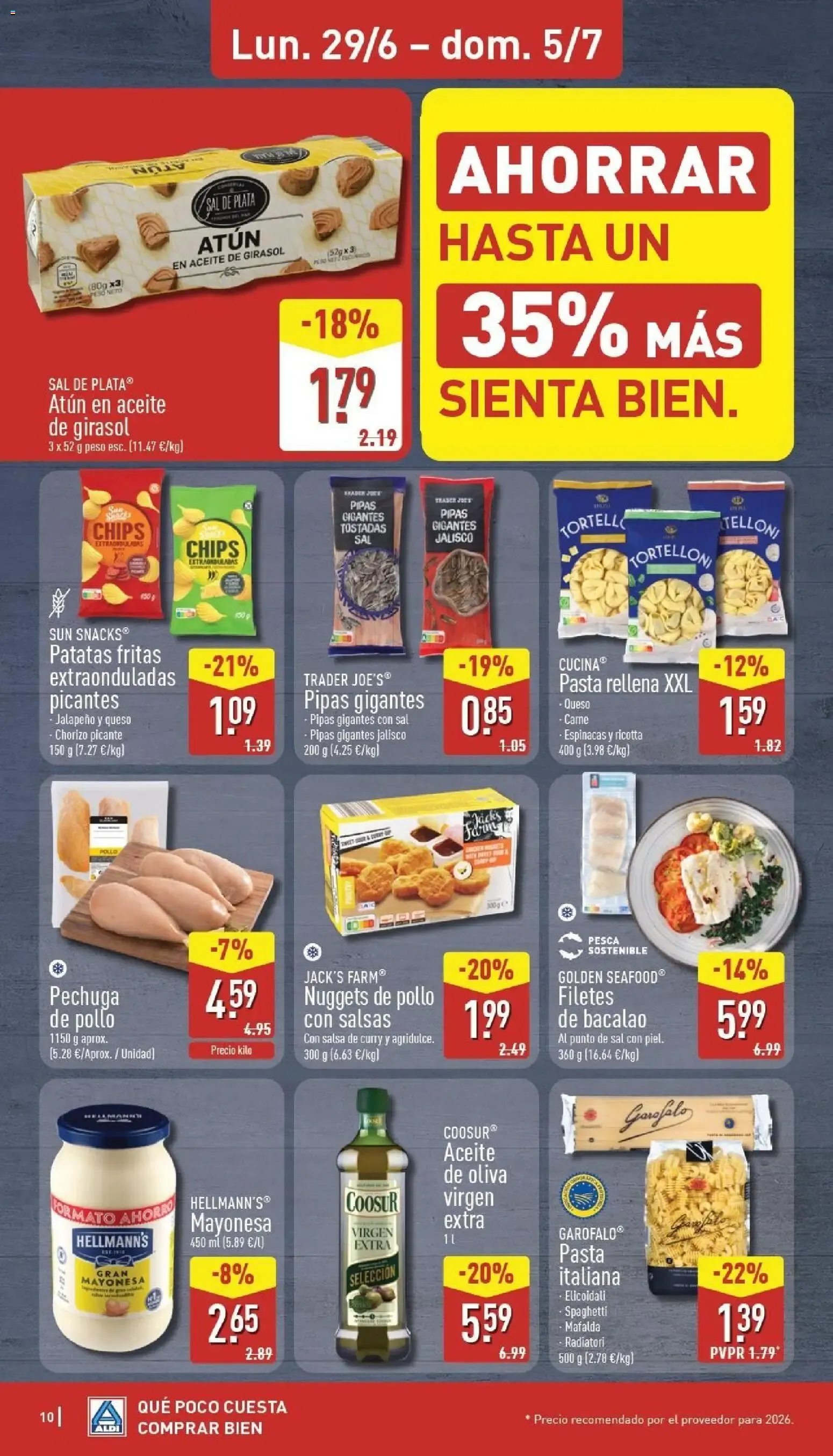 Catálogo de Aldi folleto Canarias del 29/06/2026 | Catálogo 29 de junio al 5 de julio 2026 - Página 10