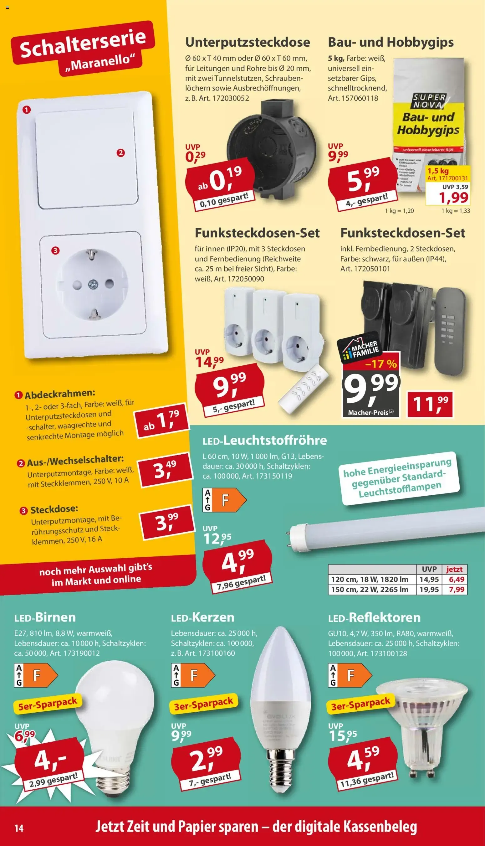 Sonderpreis Baumarkt Prospekt von 26. September bis 2. Oktober 2026 - Prospekt seite 14