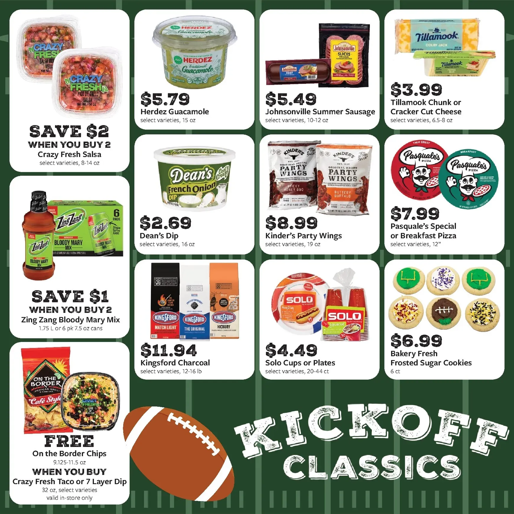 Weekly promotion Current Fareway - Score Big on Flavor leaflet valid from Monday 08/31/2026 to Saturday 09/26/2026 spanning from August 31 to September 26 2026 - Page 2 for Catalogue 365