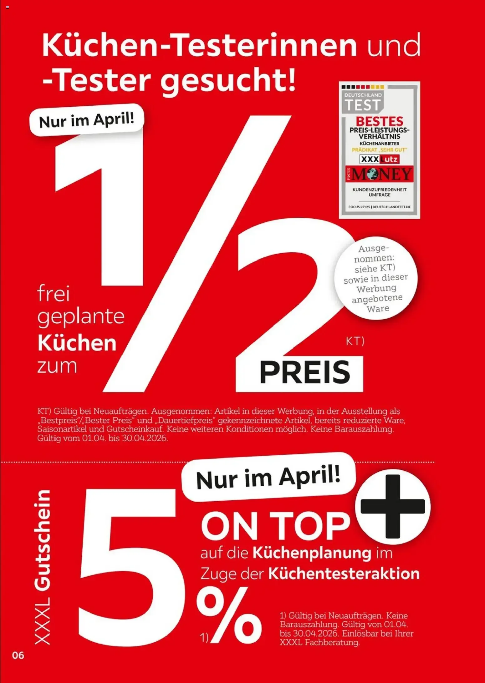 XXXL Lutz Freundschaftskartenjournal (ab 01.02.2026) zum Blättern von 1. Februar bis 31. Juli 2026 - Prospekt seite 6