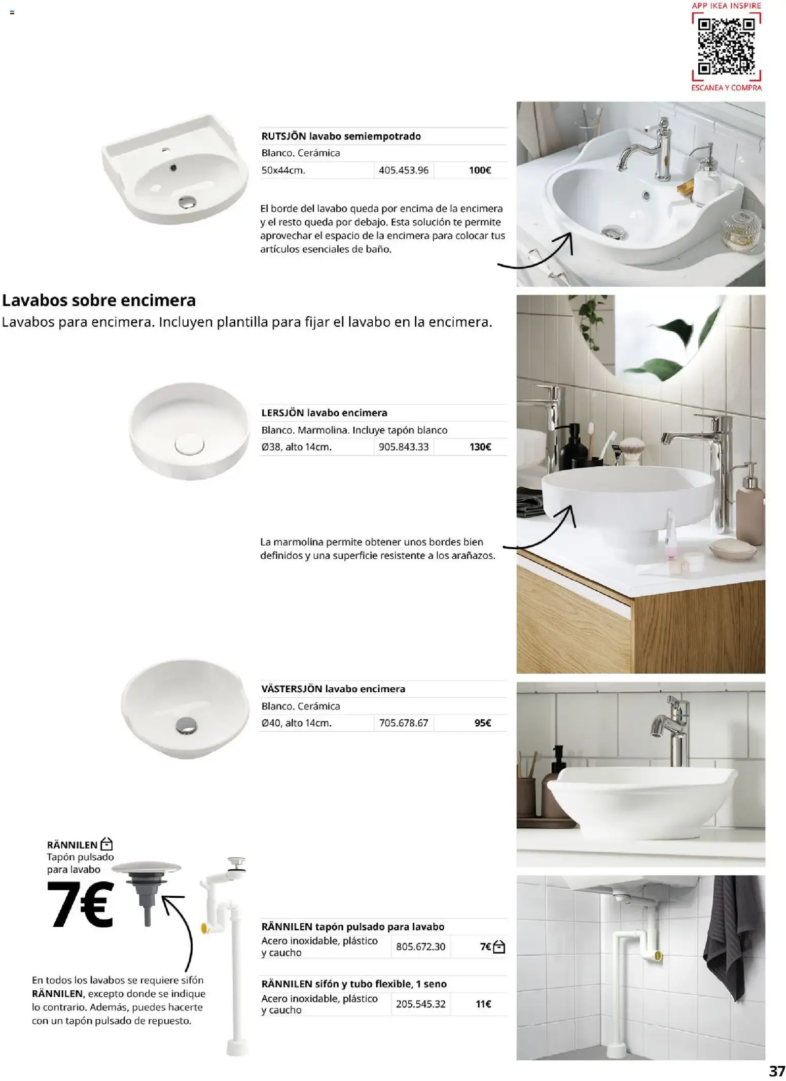 Catálogo de GUÍA DE COMPRA Muebles para el baño 1 de septiembre al 31 de enero 2027 - Página 37
