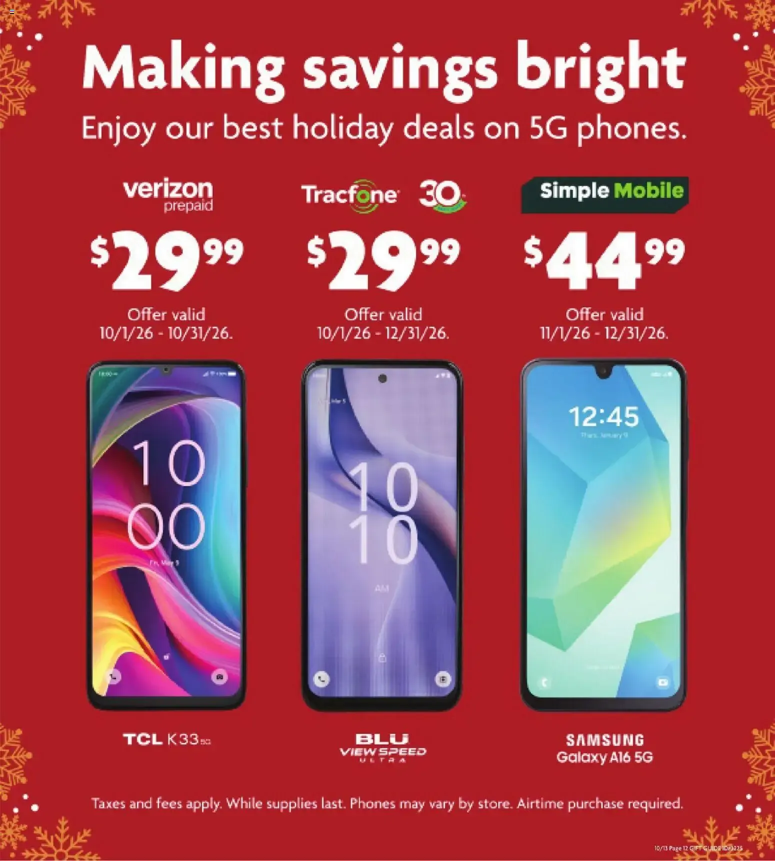 Weekly promotion Family Dollar Holidays Ad (10/13 - 12/25 2026) - Flyer spanning from October 13 to December 25 2026 - Page 14 for Catalogue 365