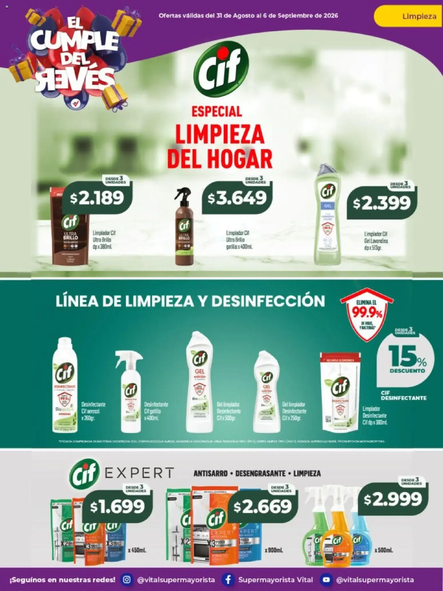 Ofertas de Vital - El Cumple del Reves 31 de agosto al 6 de septiembre 2026 - Página 12 del catálogo