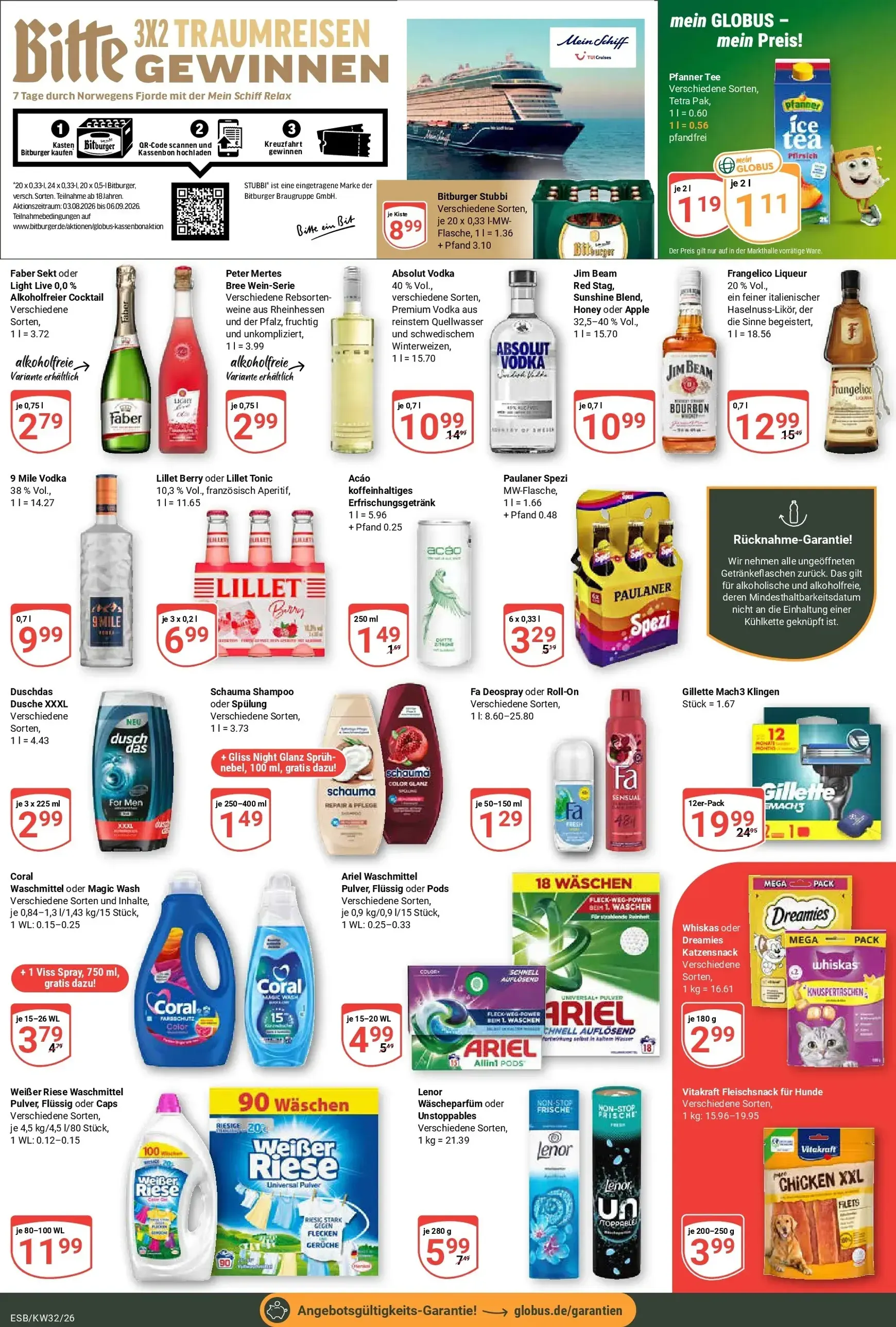 Globus - Echborn Prospekt – von Montag 03.08.2026 bis Samstag 08.08.2026 von 3. August bis 8. August 2026 - Prospekt seite 7