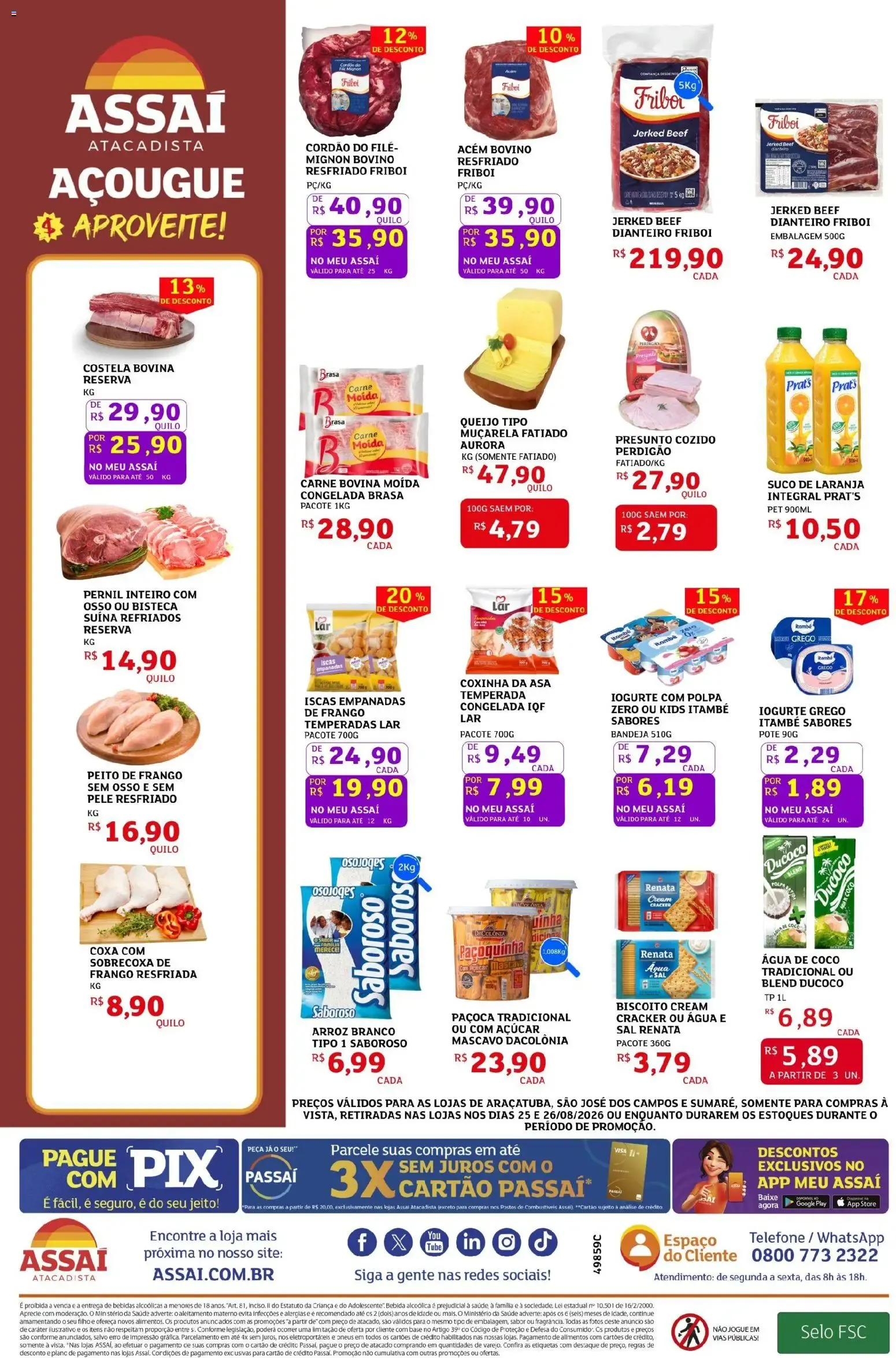 Encarte de Assaí Atacadista ofertas - SP de 25/08/2026 | Promoções Online 25 de agosto até 26 de agosto 2026 - Pagina 2