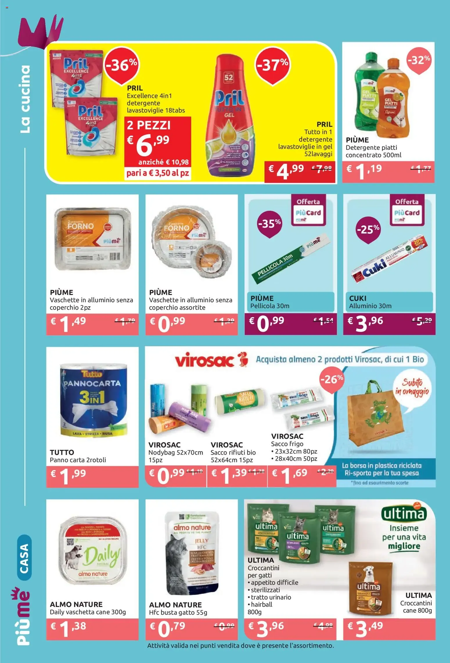 Piùme: La Convenienza Non Va in Ferie da 13 luglio a 2 agosto di 2026 - Pagina del volantino 8