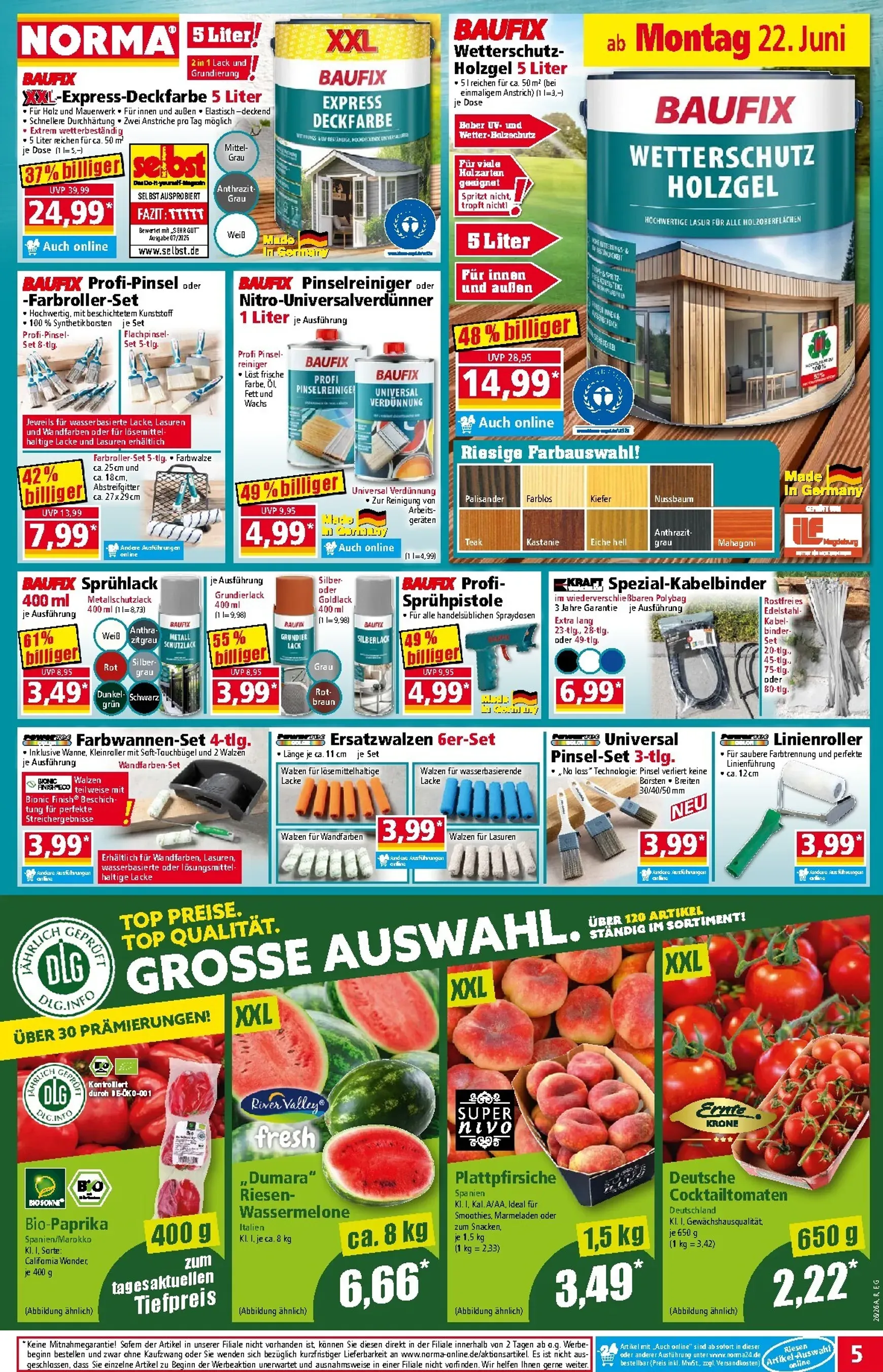 Norma Prospekt nächste Woche – von Montag 22.06.2026 bis Samstag 27.06.2026 von 22. Juni bis 27. Juni 2026 - Prospekt seite 5
