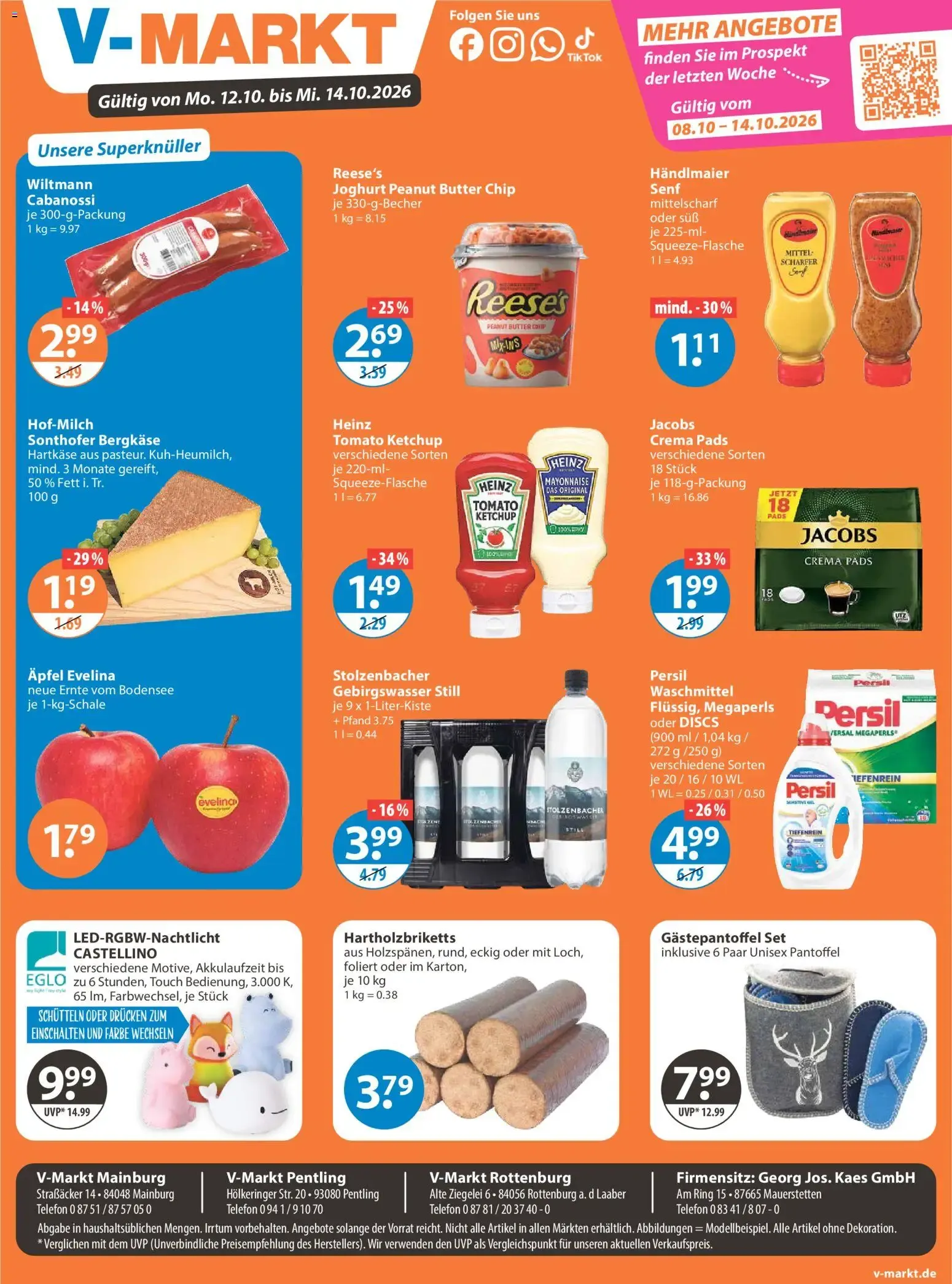 Angebote V-Markt Angebote (ab 08.10.2026) von 8. Oktober bis 14. Oktober 2026 - Prospekt seite 23