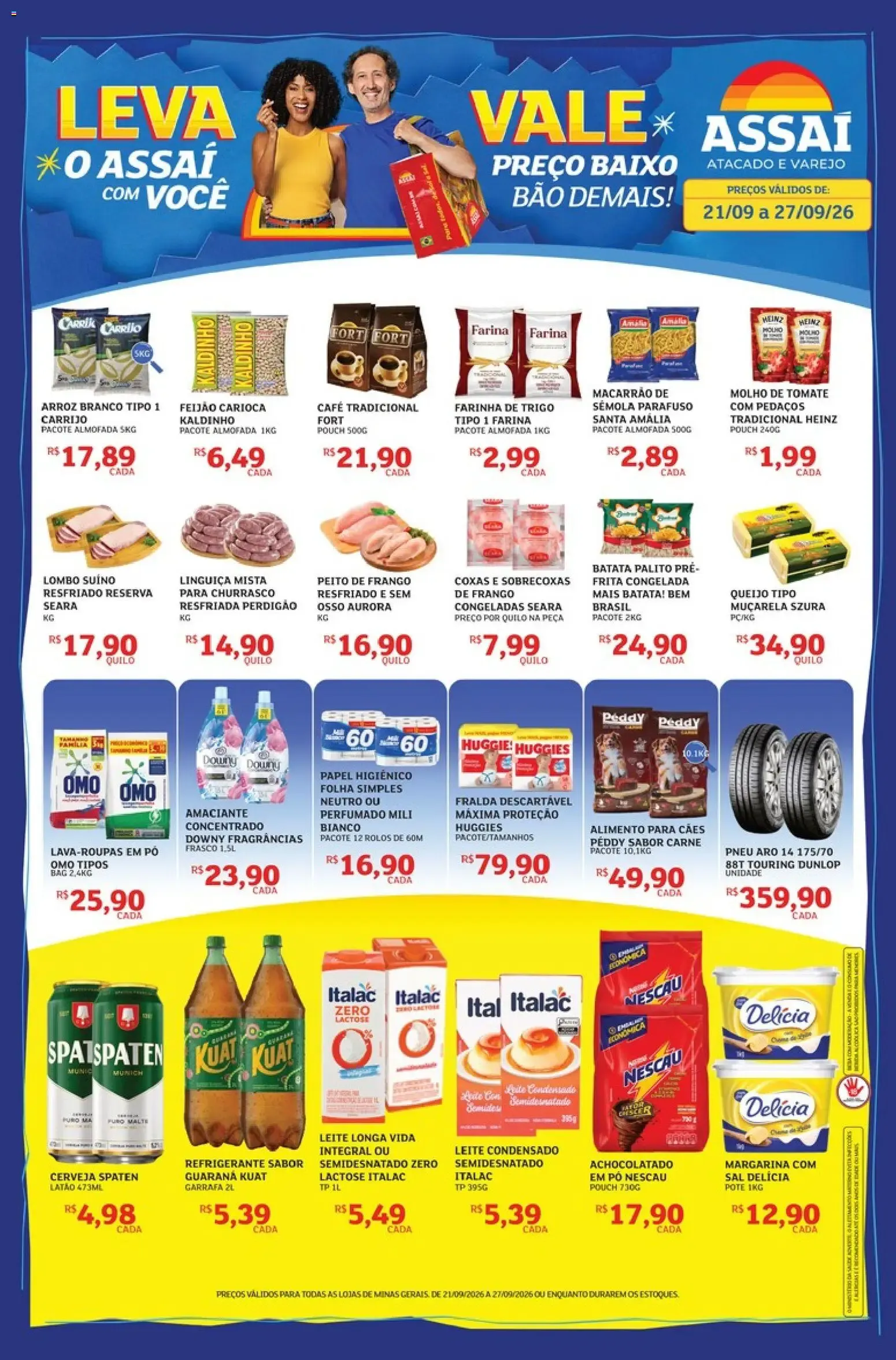 Encarte de Assaí Atacadista ofertas de 21/09/2026 | Promoções Online 21 de setembro até 27 de setembro 2026 - Pagina 1
