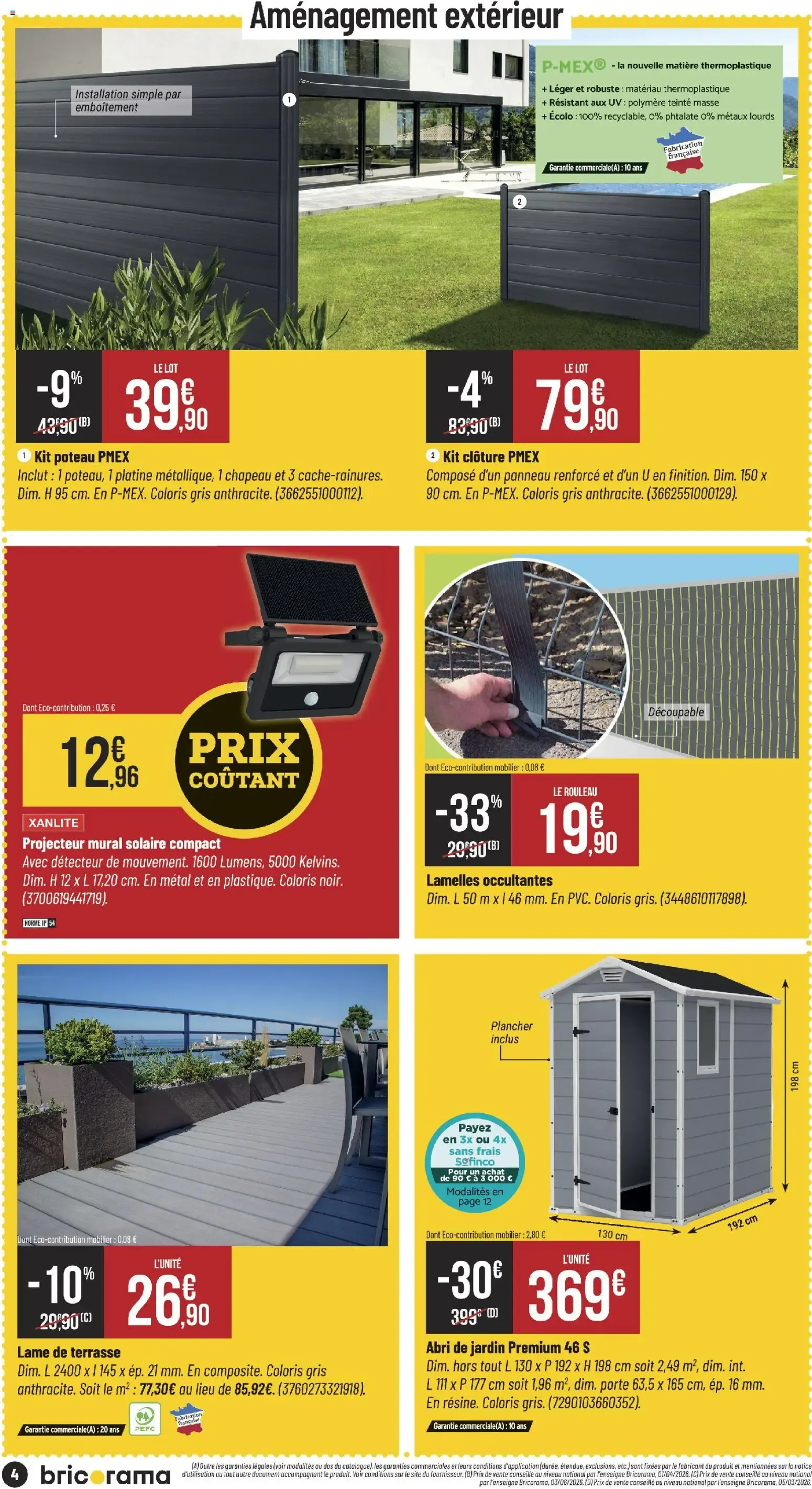 Bricorama catalogue à partir du 03/06/2026 - promo en ligne du 3 juin au 14 juin 2026 - Catalogue page 4
