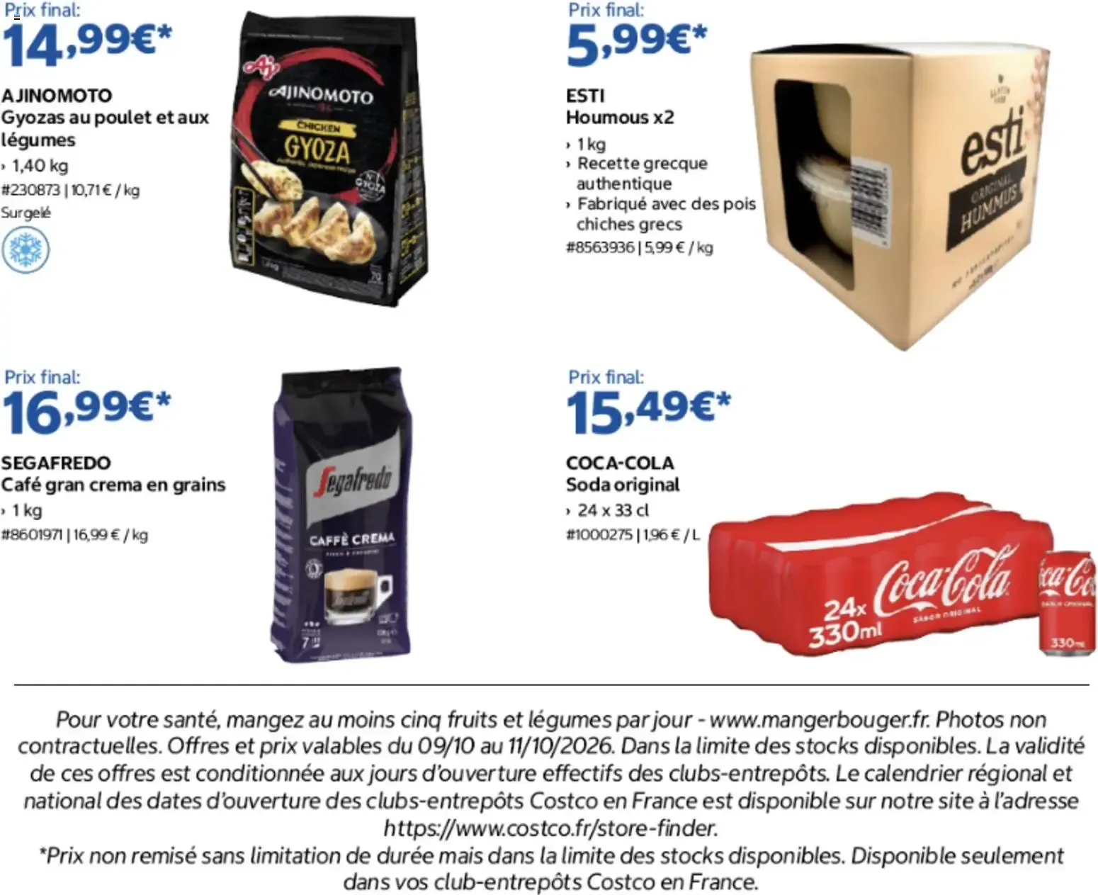 Costco Votre valeur sûre au quotidien / 9 au 11 octobre 2026 à partir du 09/10/2026 - promo en ligne du 9 octobre au 11 octobre 2026 - Catalogue page 2