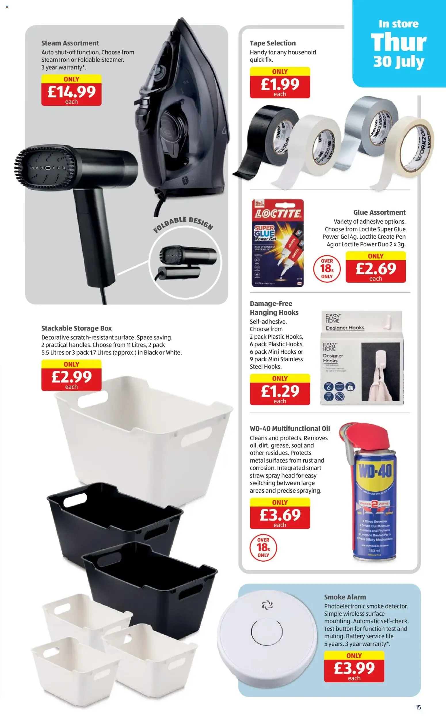 Aldi Specialbuys from 30 July to 2 August 2026 - Catalogue Page 15