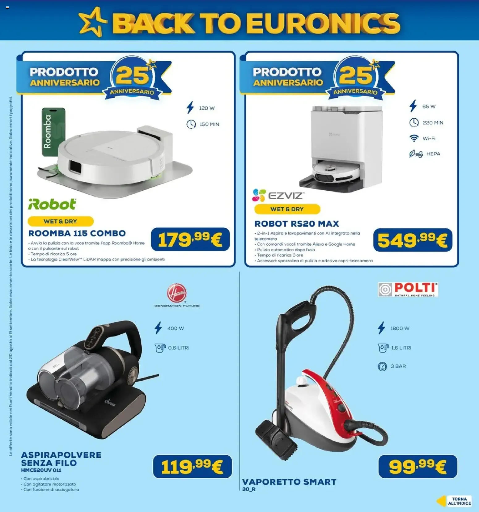 BACK TO EURONICS da 20 agosto a 9 settembre di 2026 - Pagina del volantino 18