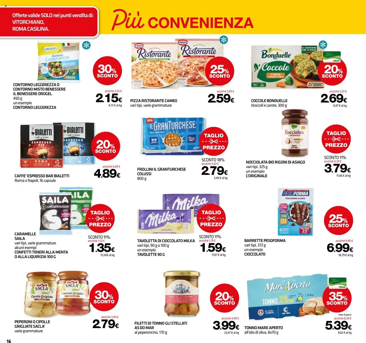 I FRESCHI TI PREMIANO con buoni da 5€! da 24 settembre a 7 ottobre di 2026 - Pagina del volantino 16