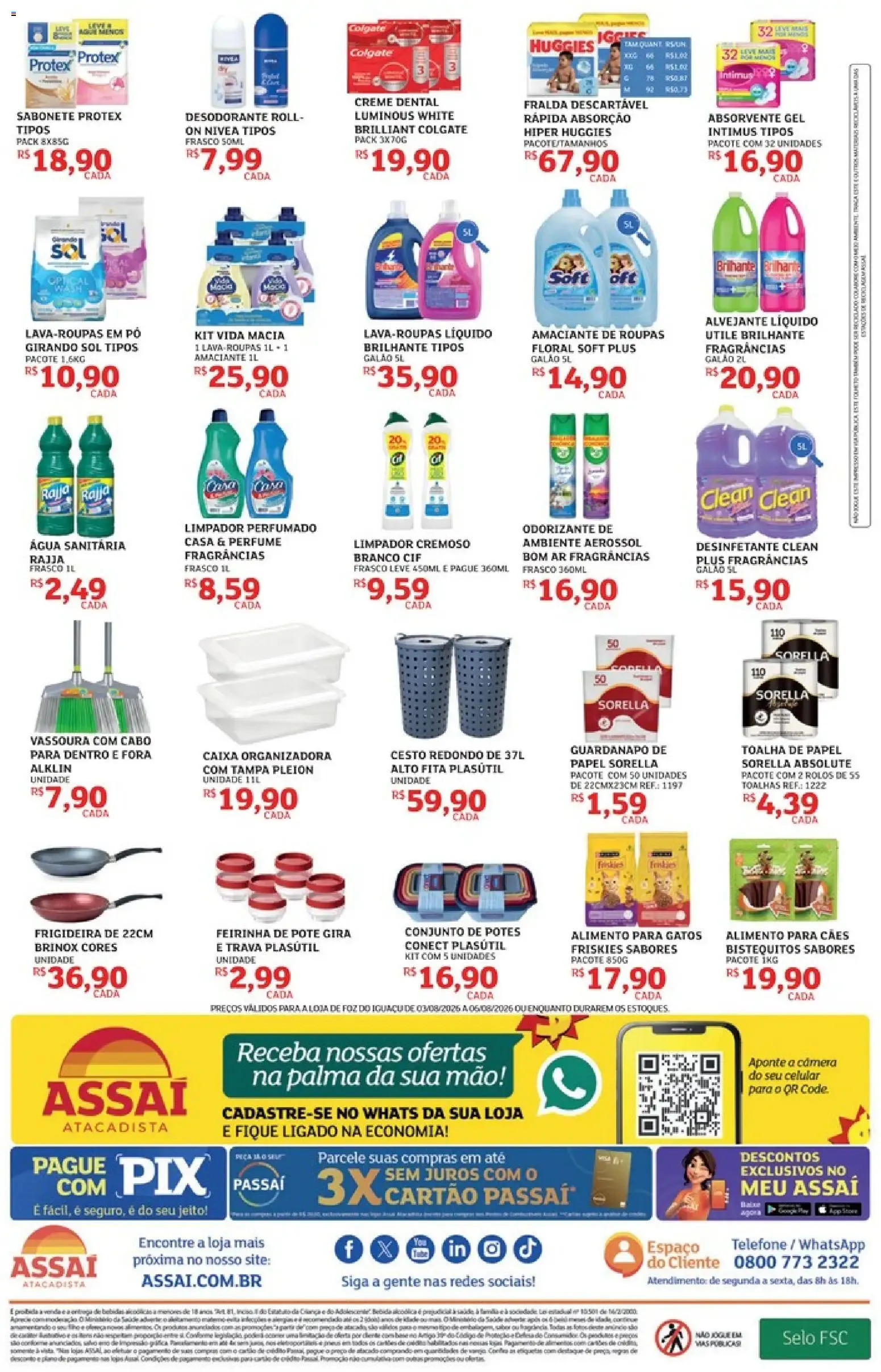 Encarte de Assaí Atacadista ofertas - PR de 03/08/2026 | Promoções Online 3 de agosto até 6 de agosto 2026 - Pagina 4