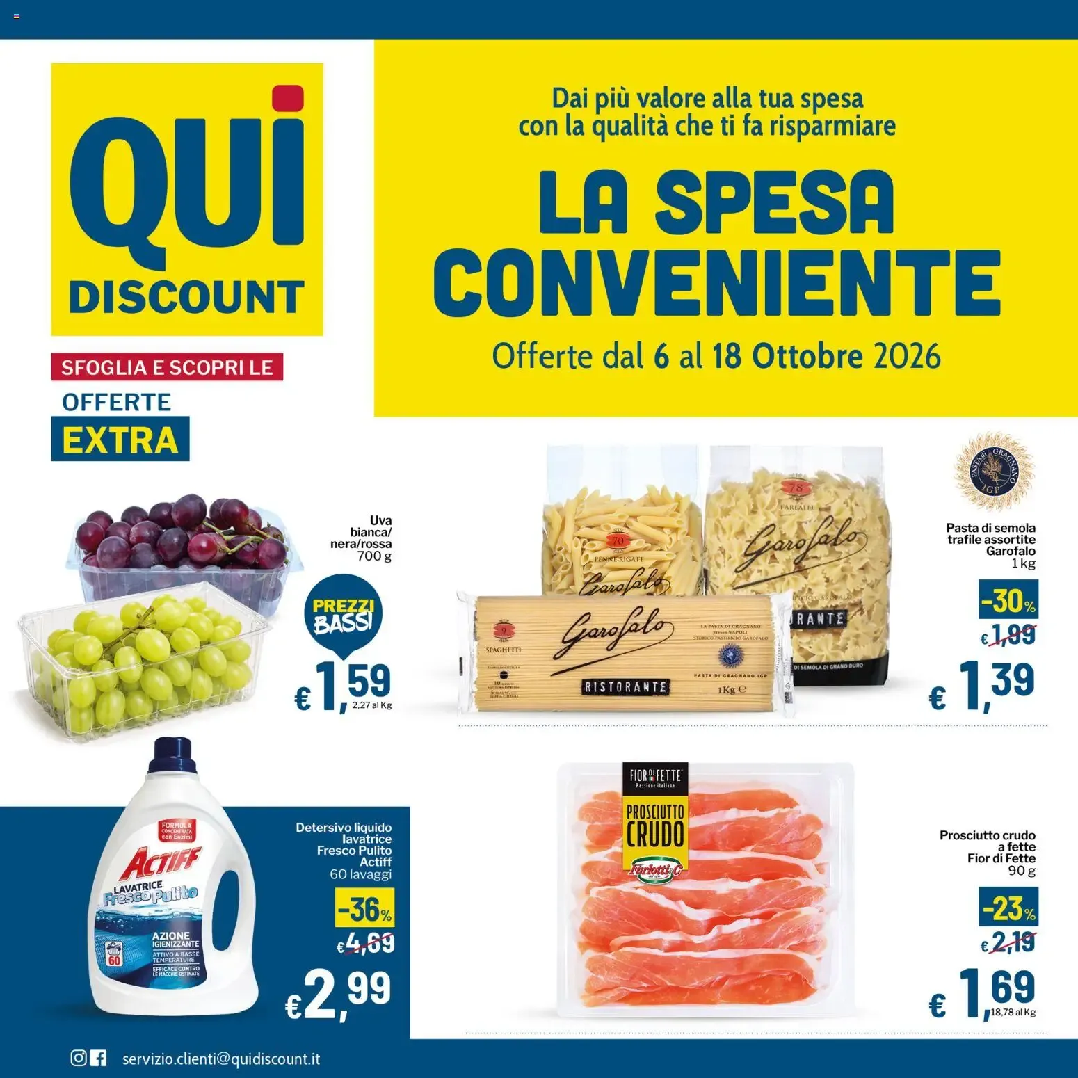 Qui Discount volantino dal 06/10/2026 - online Offerte