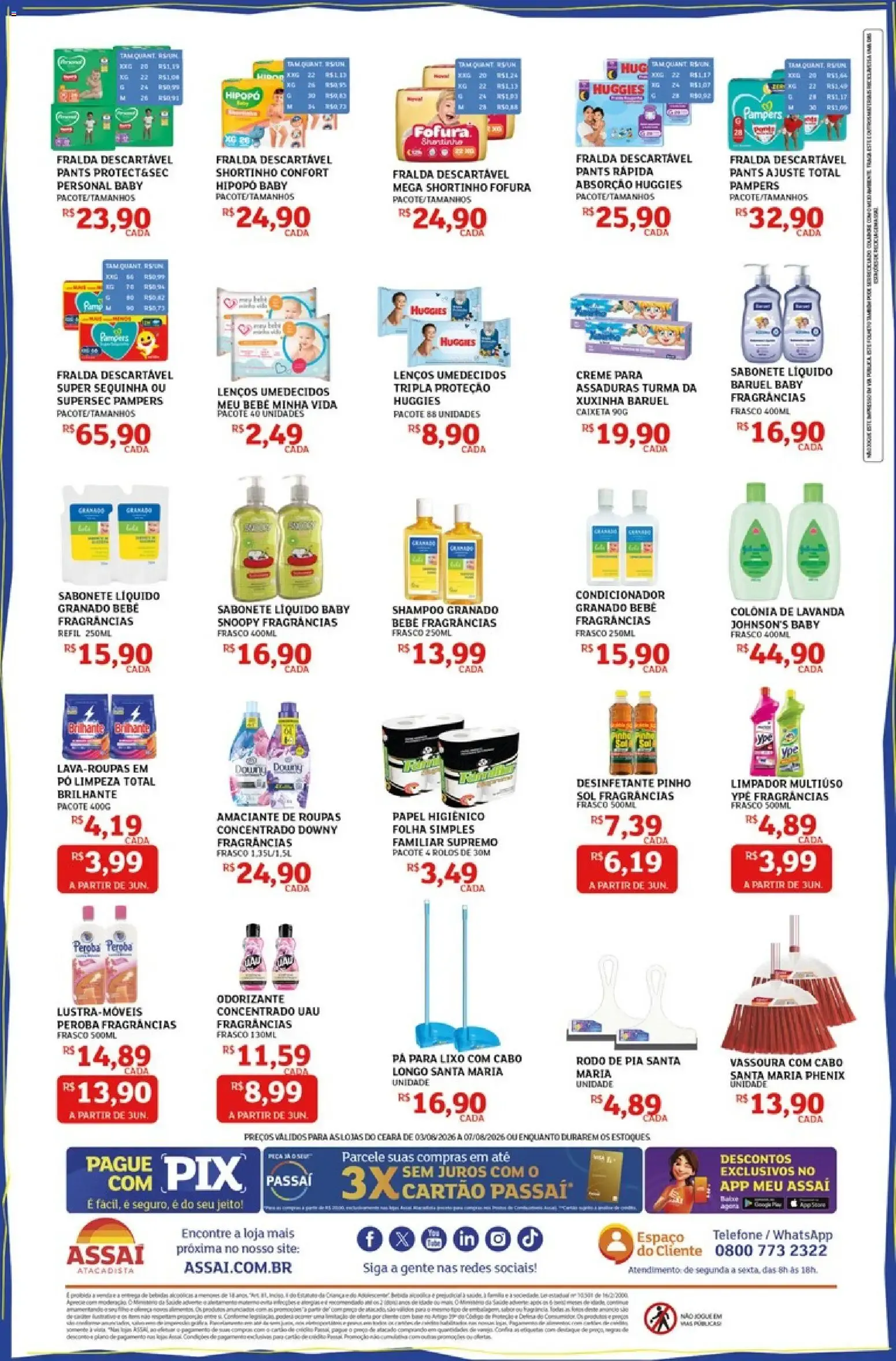 Encarte de Assaí Atacadista ofertas - CE 3 de agosto até 7 de agosto 2026 - Pagina 4