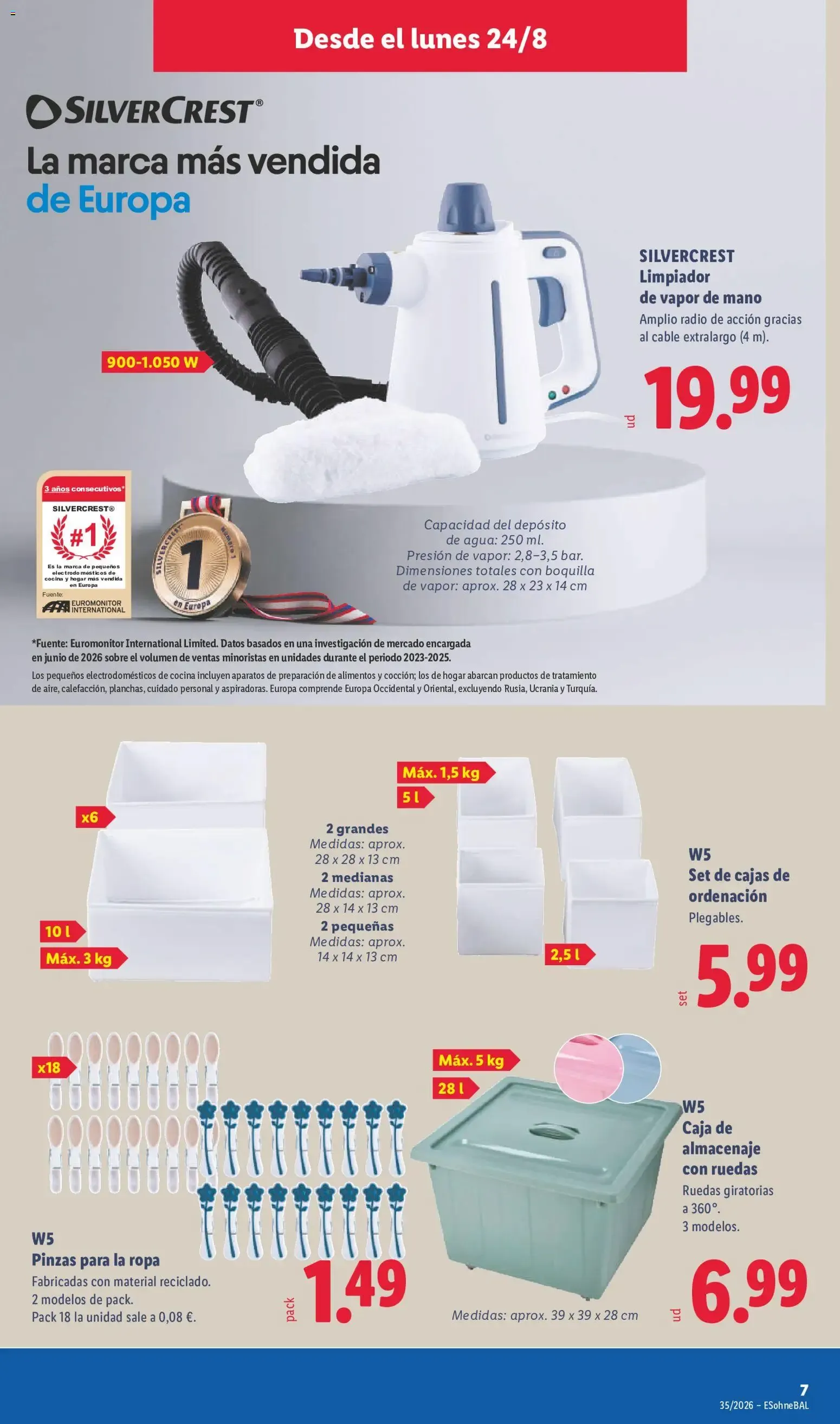 Catálogo de Lidl folleto de bazar del 24/08/2026 | Ofertas 24 de agosto al 30 de agosto 2026 - Página 13