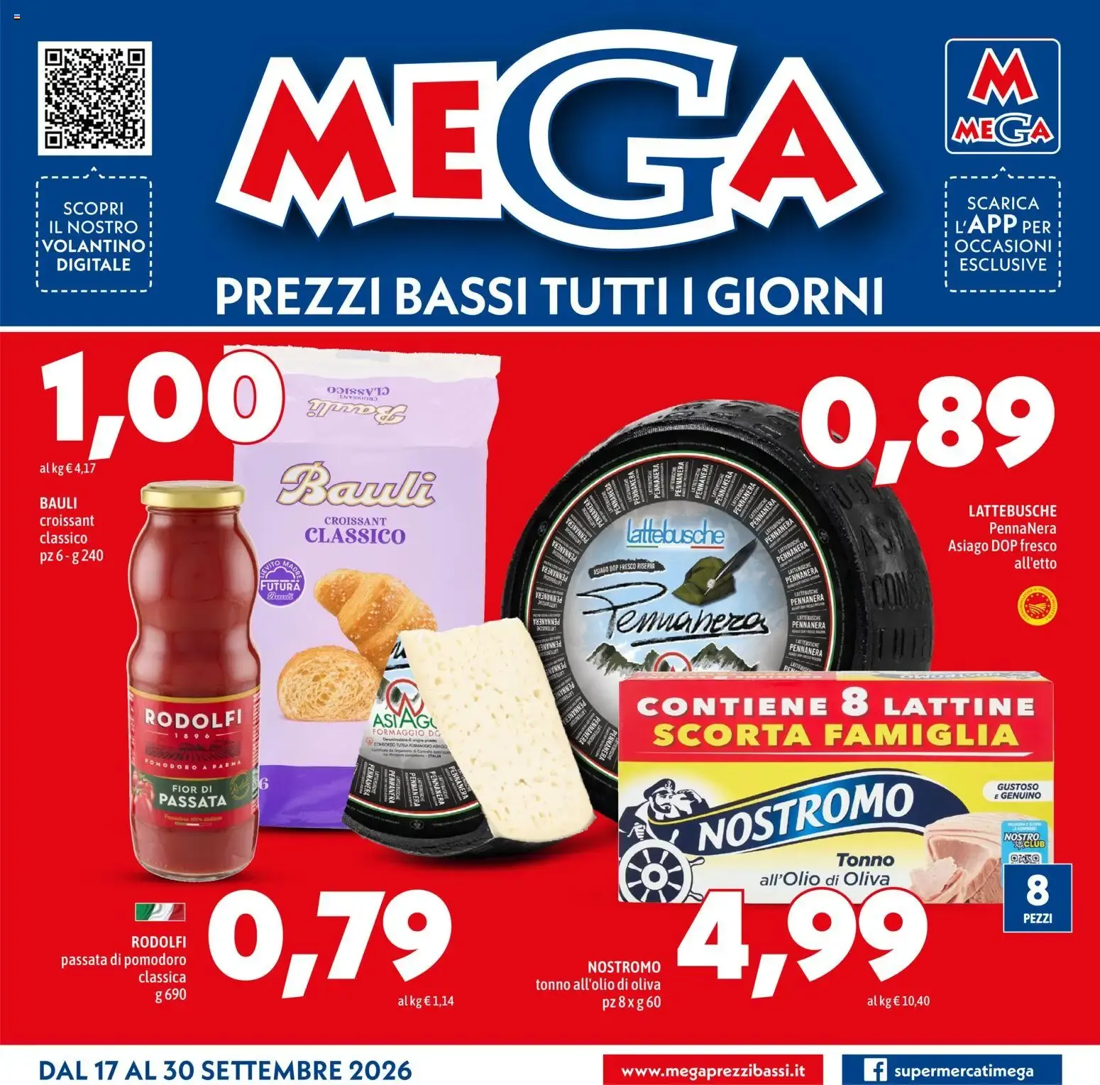 Mega volantino dal 17/09/2026 - online Offerte