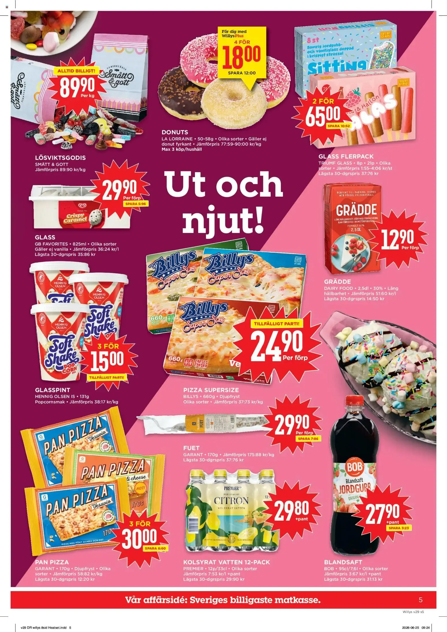 Willys: Veckans hyvlade priser från 13 juli till 19 juli 2026 - Reklamblad sidor 5