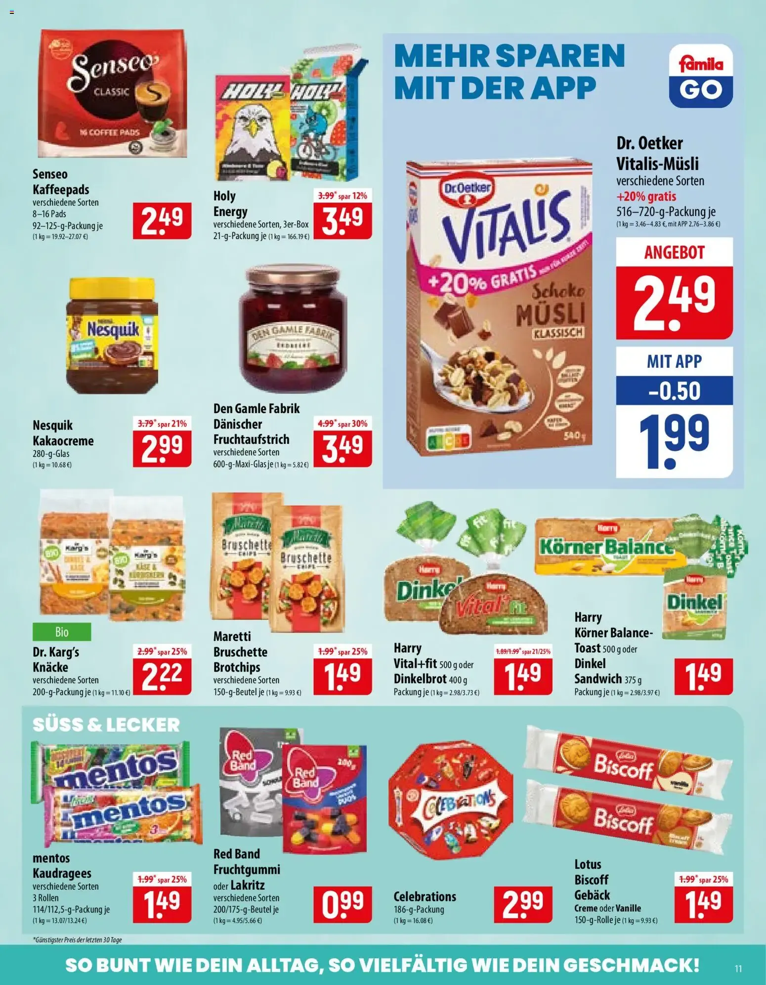 Famila Prospekt (ab 20.07.2026) zum Blättern von 20. Juli bis 25. Juli 2026 - Prospekt seite 11