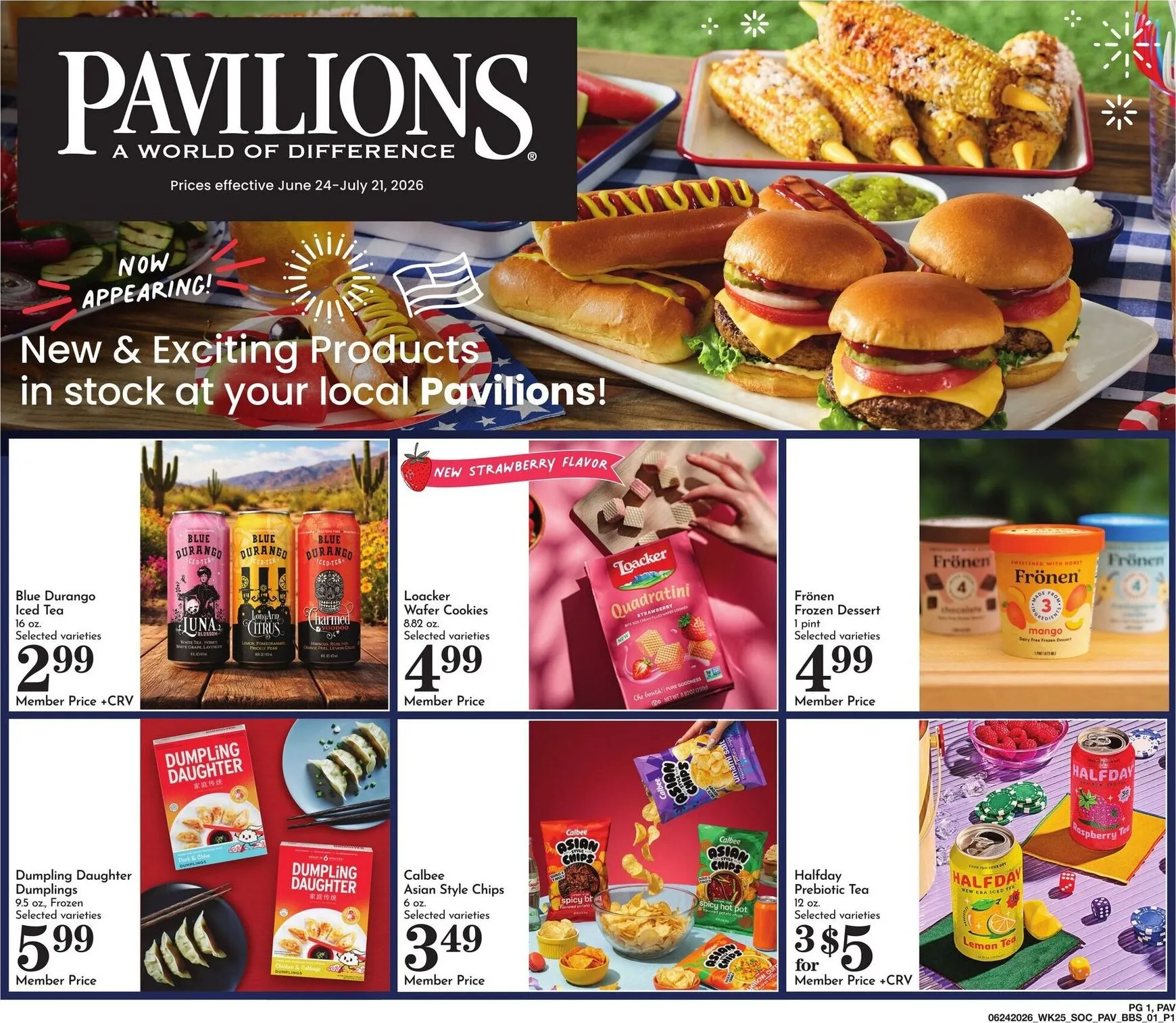 Weekly ad Pavilions: New & Exciting Products from June 24 to July 21 2026 - Page 1