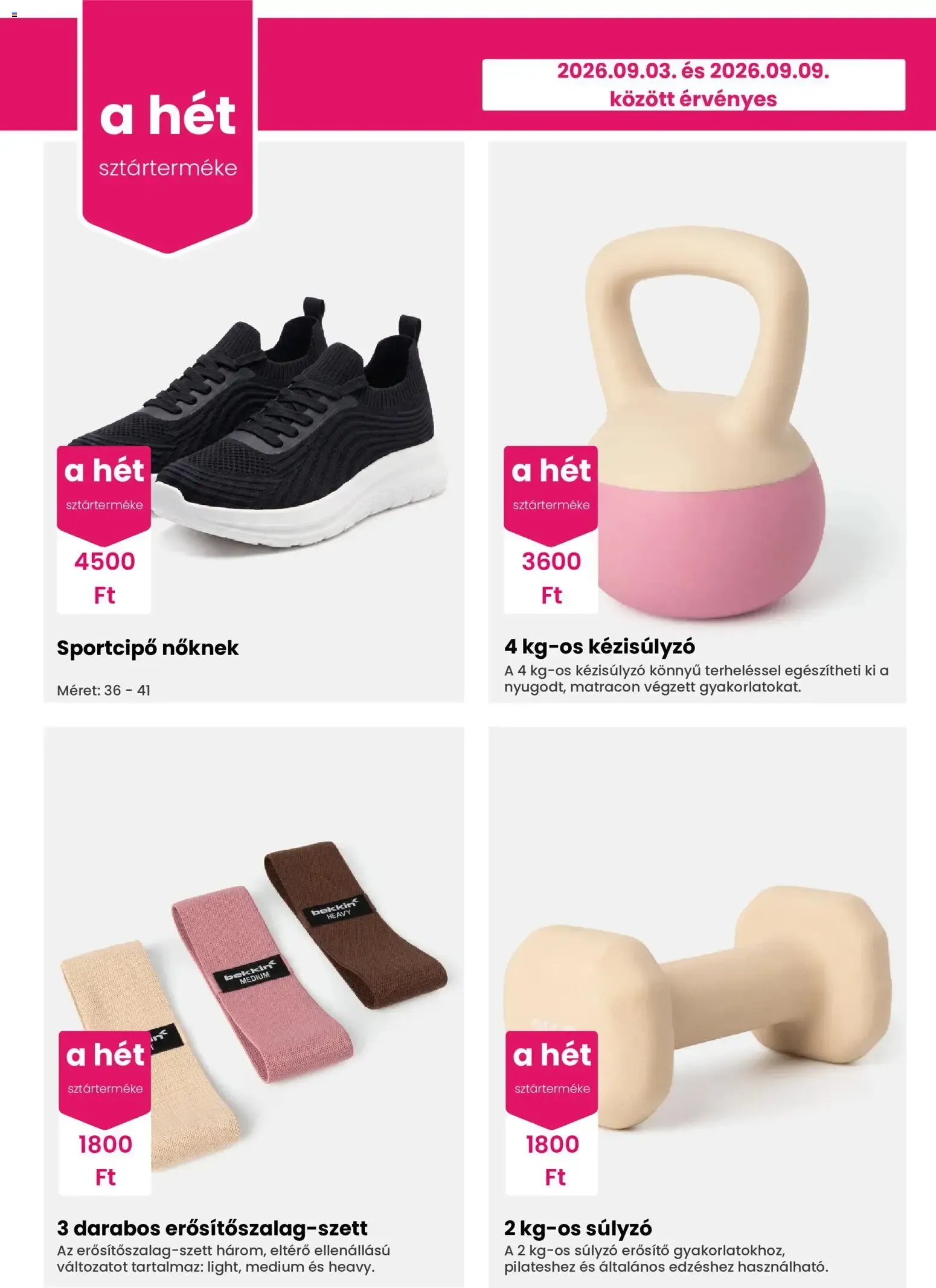 Katalógus Pepco Bekkin - Új Sportkollekció szeptember 3.-tól szeptember 9.-ig 2026. - Oldal 4