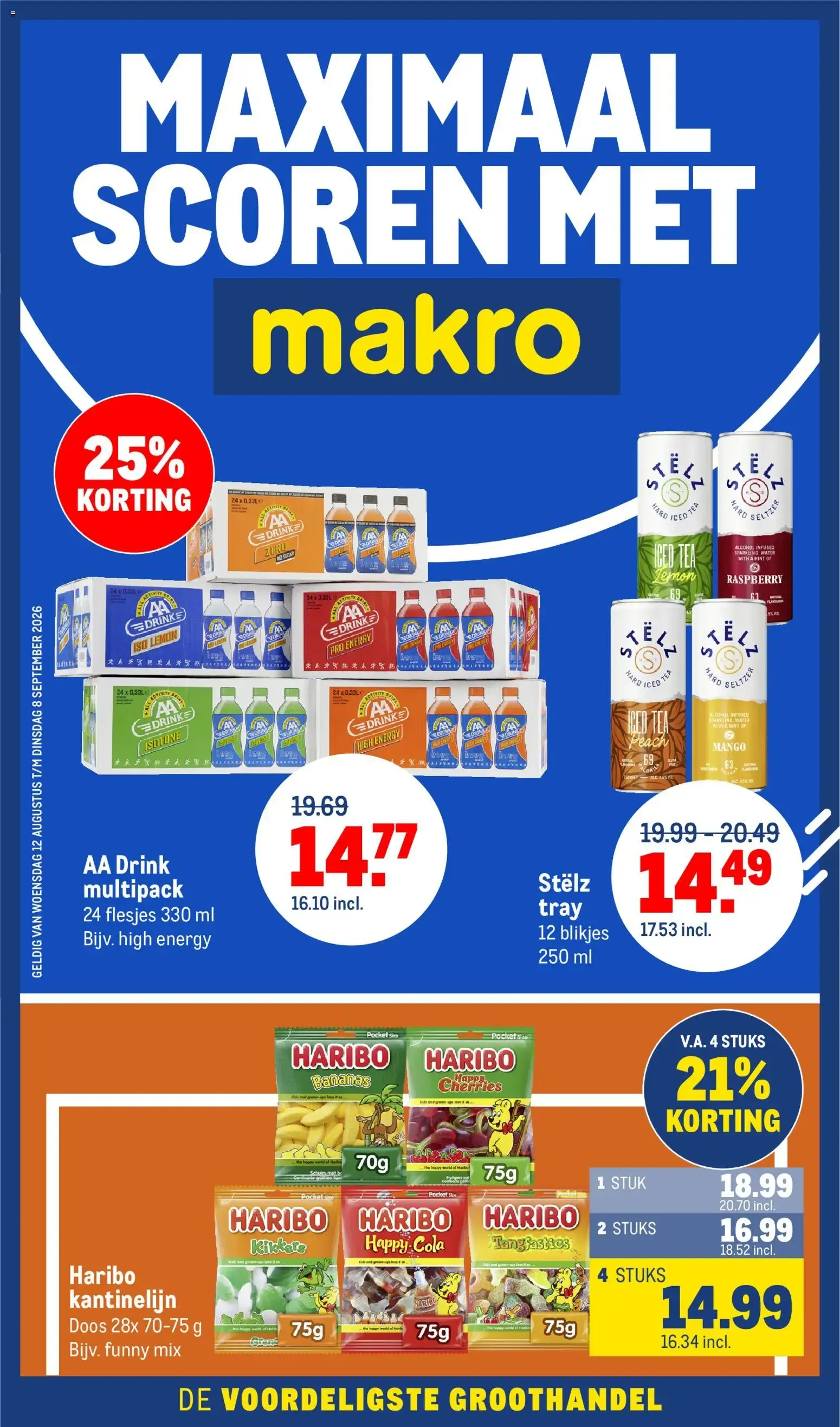 MAXIMAAL SCOREN MET Makro van 12 augustus tot 8 september 2026 - Folder pagina 1