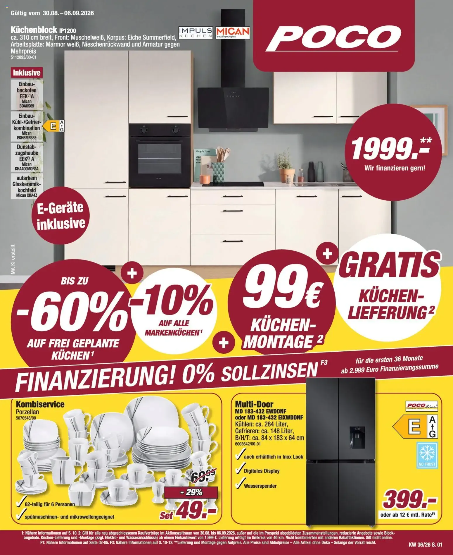 Poco Prospekt (ab 30.08.2026) zum Blättern von 30. August bis 6. September 2026 - Prospekt seite 1