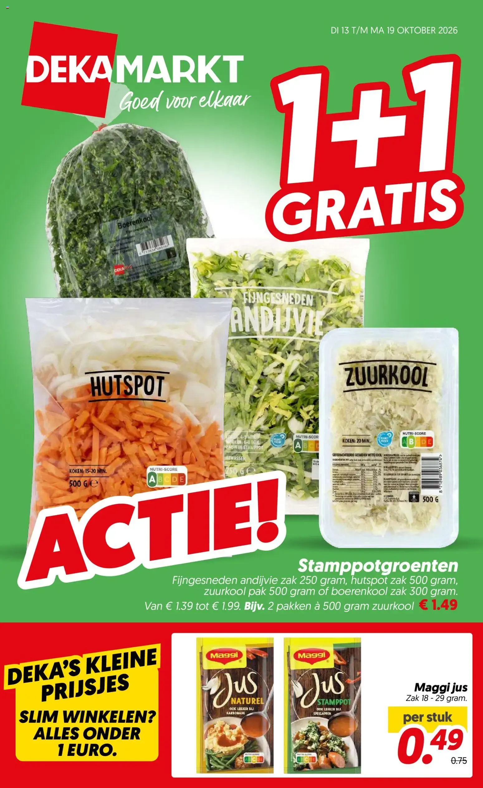 Dekamarkt folder vanaf 13-10-2026 || NIEUWE van 13 oktober tot 19 oktober 2026 - Folder pagina 1