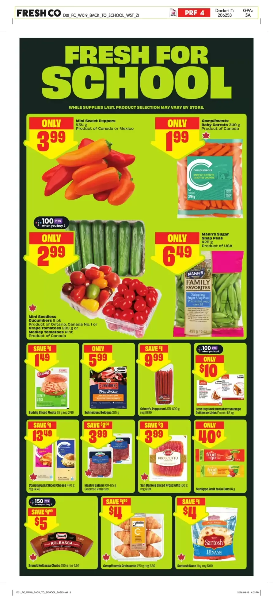 Fresh Co Long Weekend Deals from September 3 to September 9 2026 - flyer page 5