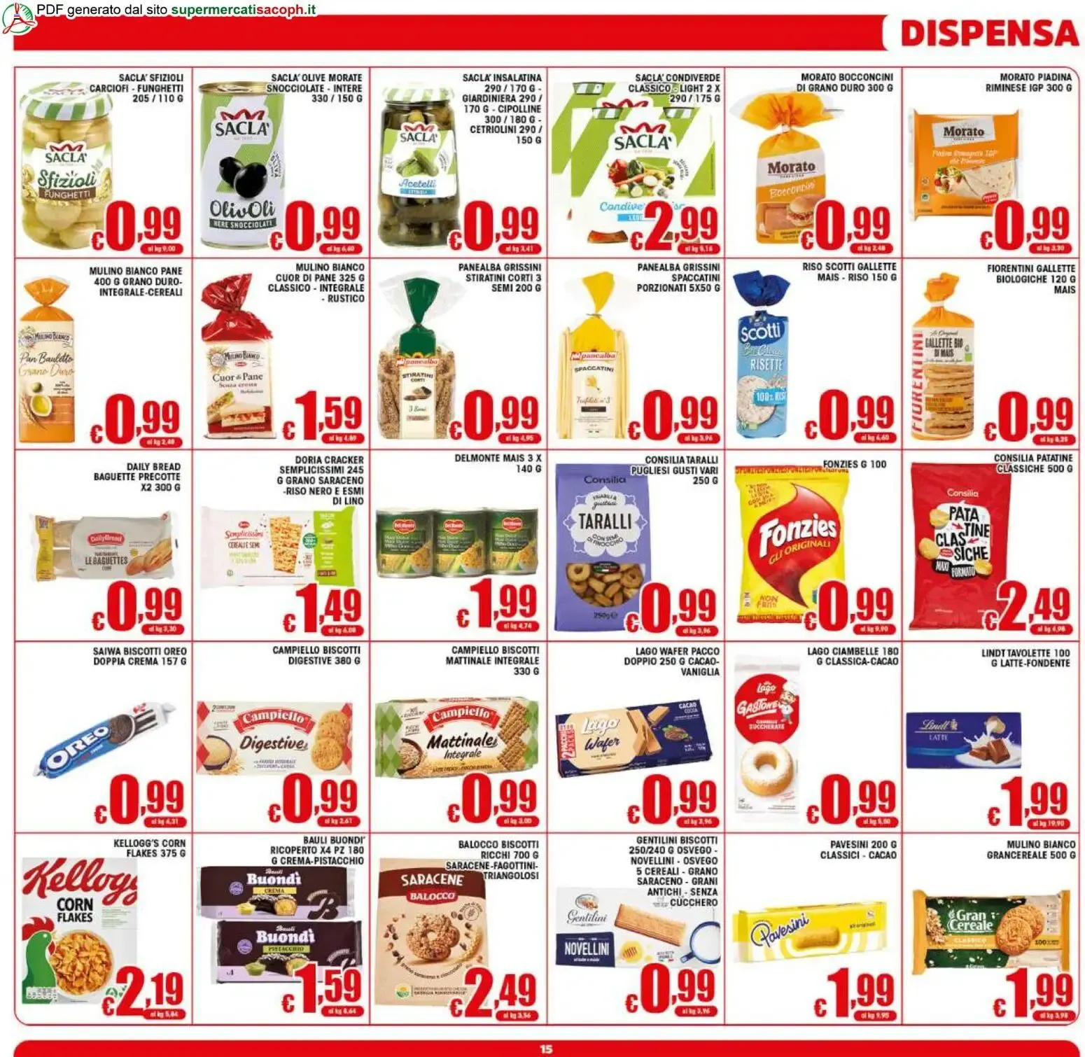 Sacoph volantino dal 31/07/2026 - online Offerte da 31 luglio a 11 agosto di 2026 - Pagina del volantino 15
