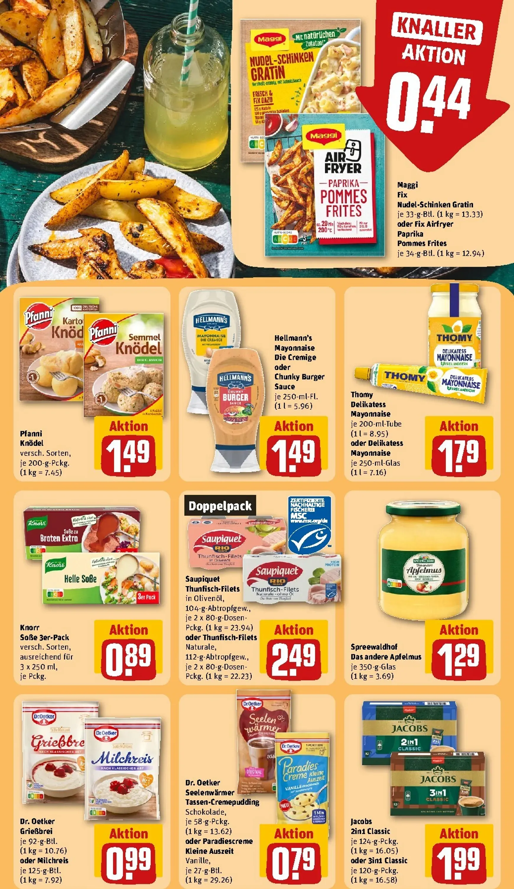 Die REWE Jubelwochen Mega Angebote, mega sparen! von 21. September bis 27. September 2026 - Prospekt seite 26