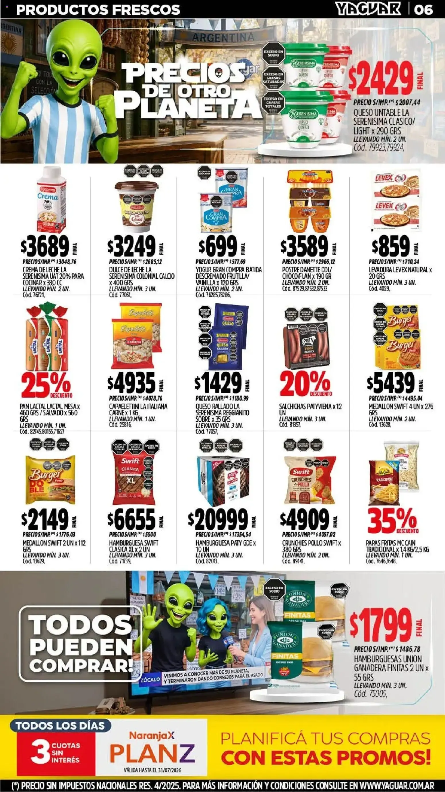 Ofertas de Yaguar - Oferta Semanal Mendoza del 06/07/2026 - 11/07/2026 6 de julio al 11 de julio 2026 - Página 7 del catálogo