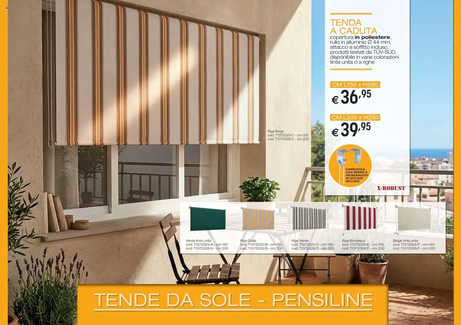 Ombrelloni, Gazebo, Tende da Sole da 5 marzo a 30 settembre di 2026 - Pagina del volantino 12