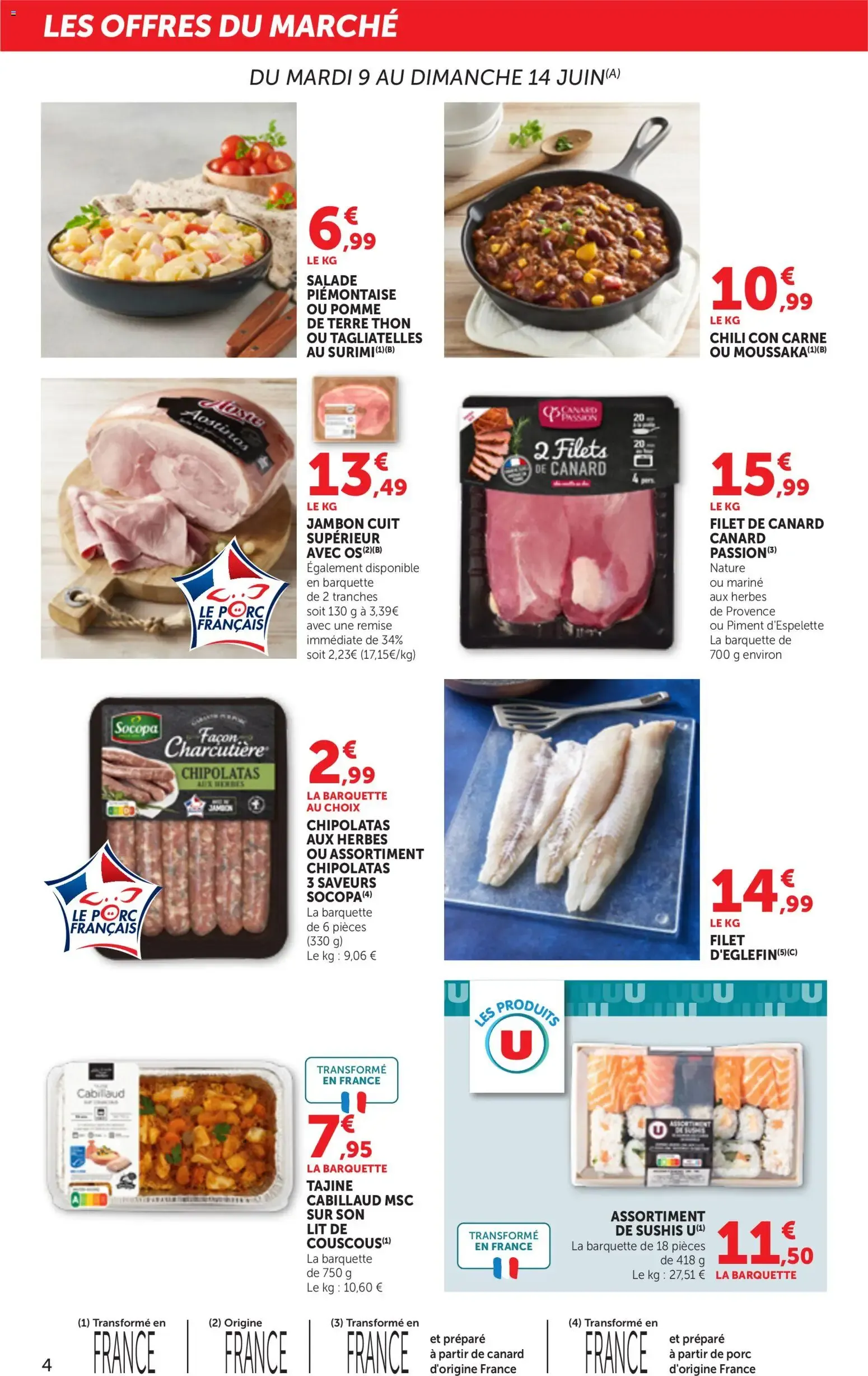 bi1 Supermarché - Coup d'envoi DES PRIX BAS du 9 juin au 21 juin 2026 - Catalogue page 4