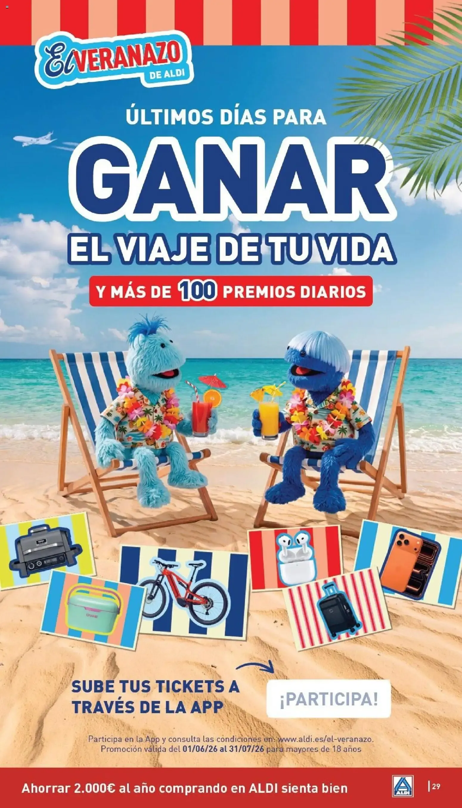 Catálogo de Aldi: Frescura a precios para tirarse a la piscina. Ahorra hasta un 33% más. 20 de julio al 26 de julio 2026 - Página 29