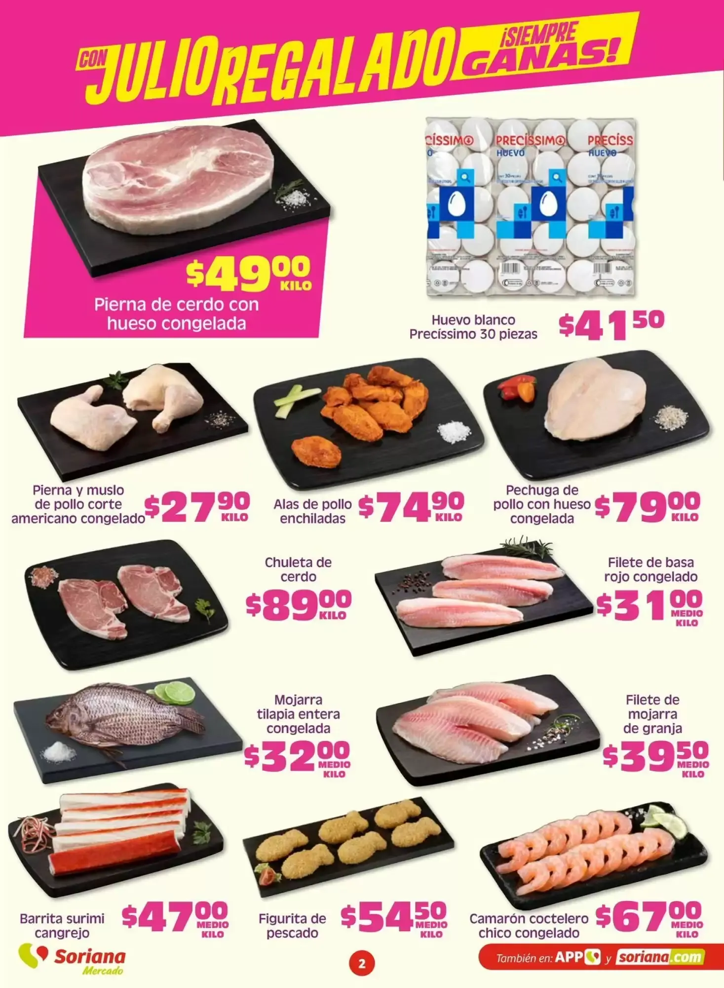 Catálogo de Folleto Soriana Mercado 10 de julio al 13 de julio 2026 - Pagina 2