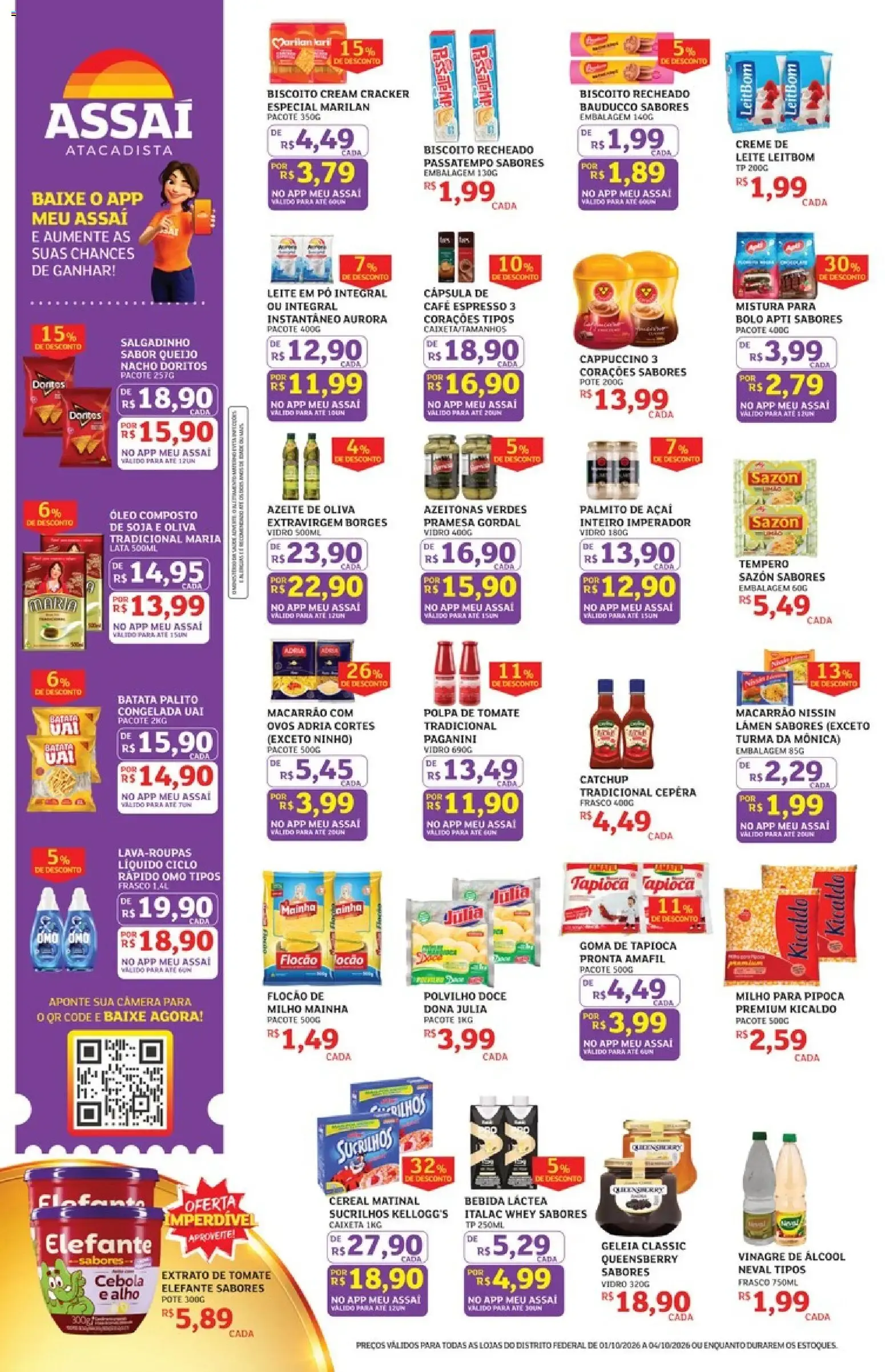 Encarte de Assaí Atacadista - Aniversário 52 Anos: Compras Grátis 1 de outubro até 4 de outubro 2026 - Pagina 2