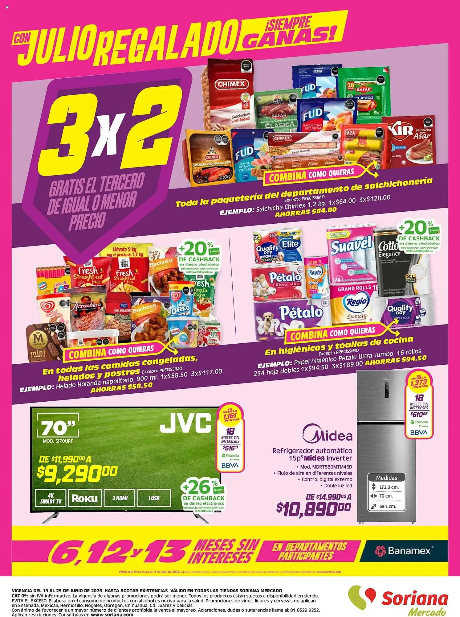 Catálogo de Soriana Mercado: Julio Regalado y Papá Campeón 19 de junio al 25 de junio 2026 - Pagina 8