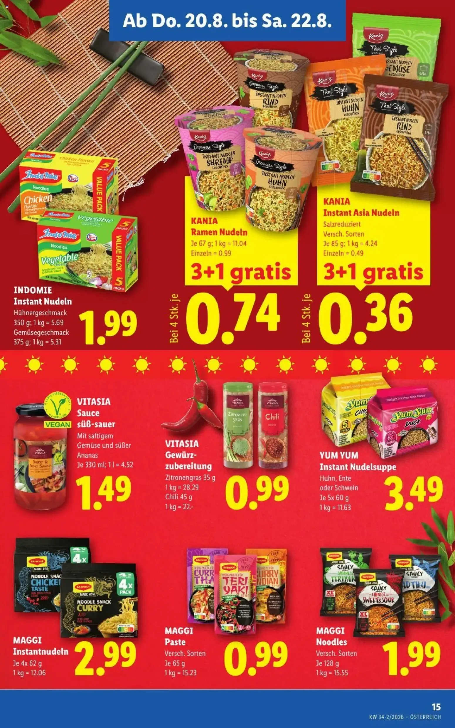 Mit Lidl Plus Österreichs günstigste Preise von 20. August bis 22. August 2026 - Flugblätt seite  17