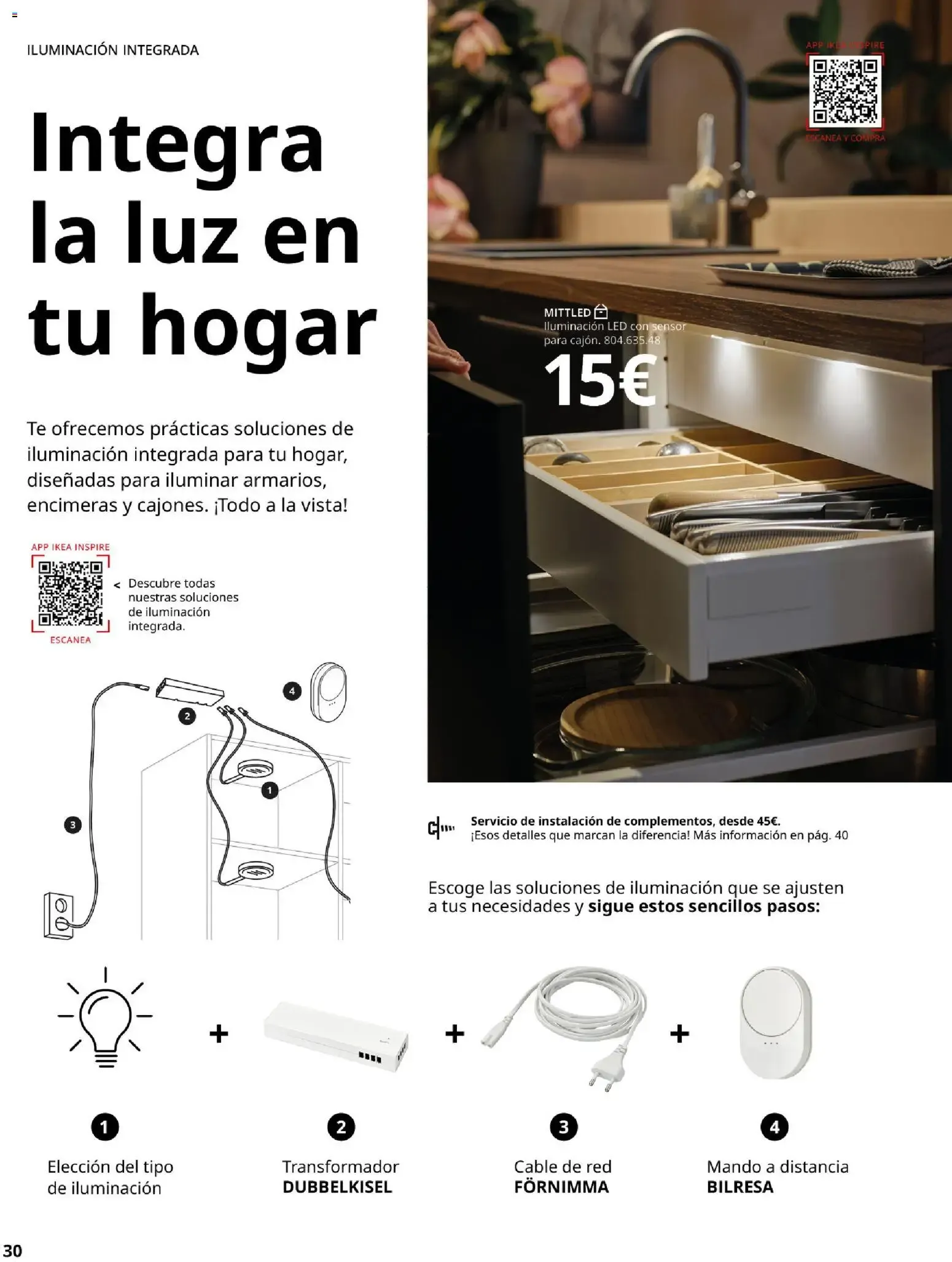 Catálogo de IKEA - Guía de Compra Iluminación y Sonido para tu Hogar 29 de septiembre al 31 de enero 2027 - Página 30