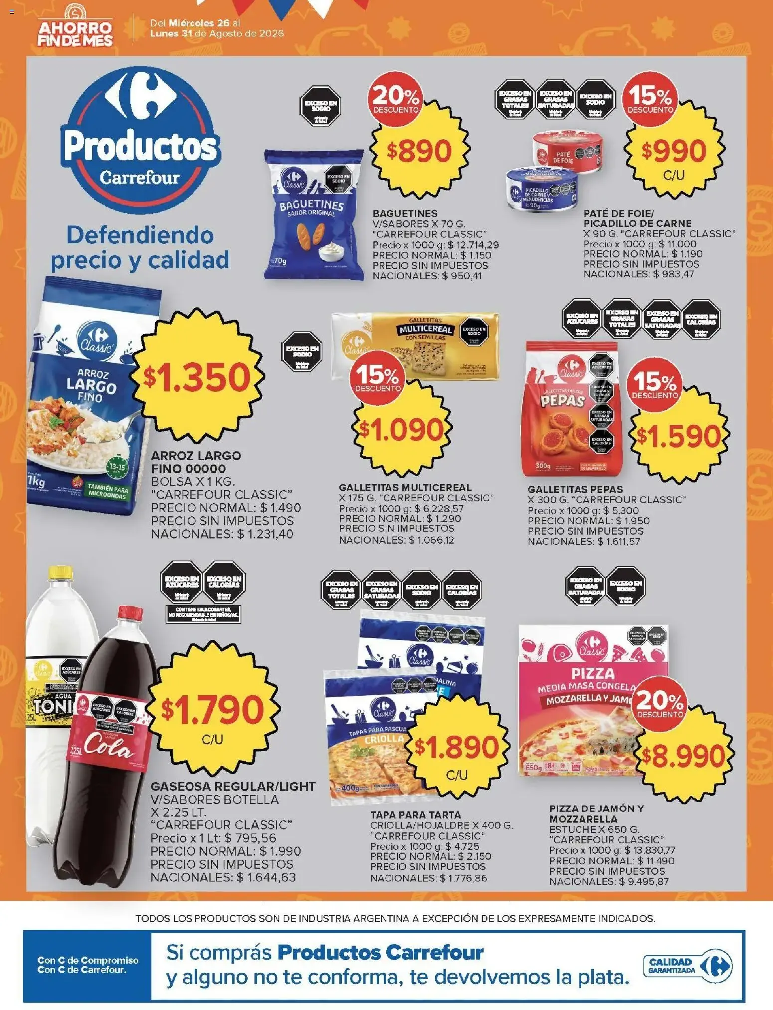 Ofertas de Carrefour ofertas || del 26/08/2026 - 31/08/2026 || Promociones 26 de agosto al 31 de agosto 2026 - Página 51 del catálogo