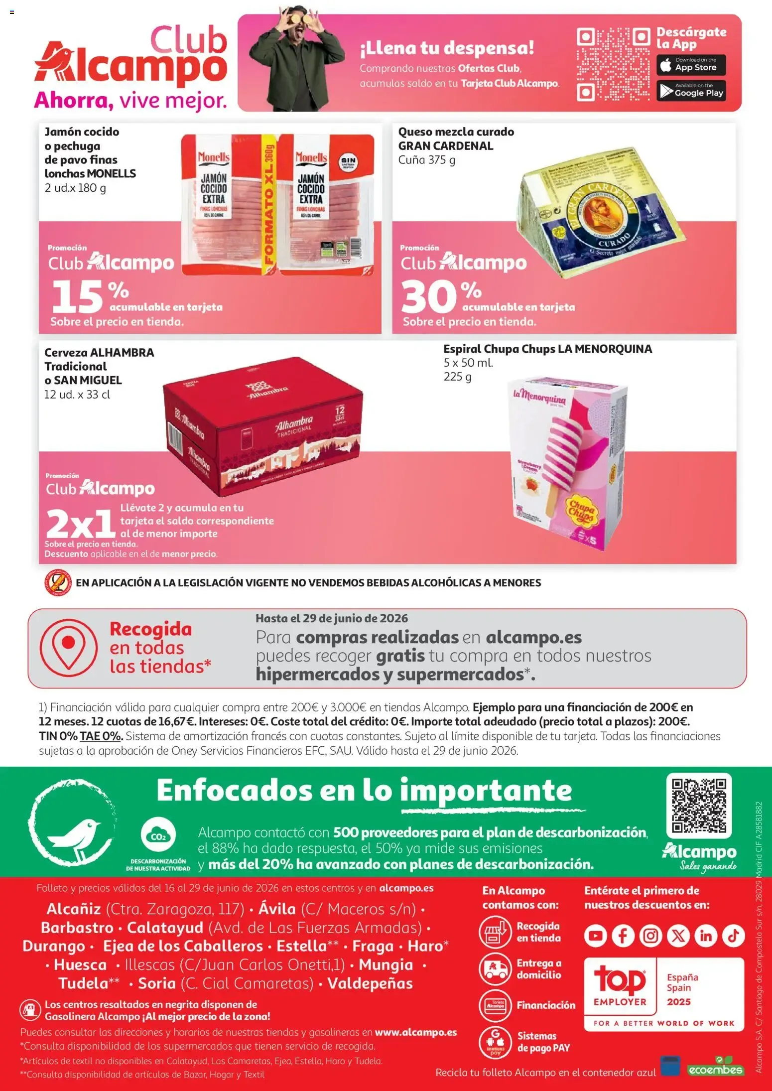 Catálogo de Alcampo Aniversario: ¡El partido del ahorro! 16 de junio al 29 de junio 2026 - Página 20