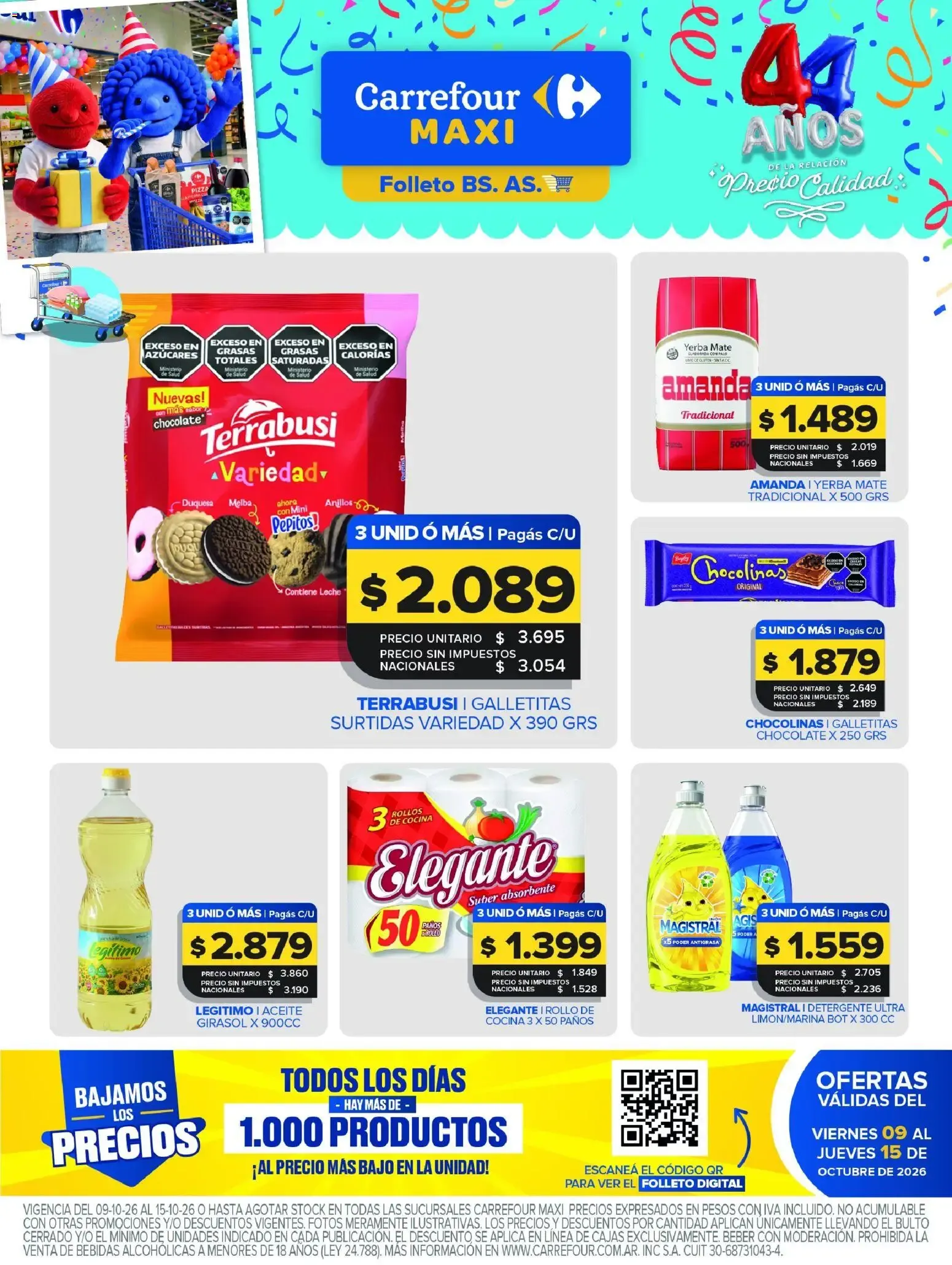 Carrefour Maxi catálogo del 09/10/2026 - 15/10/2026