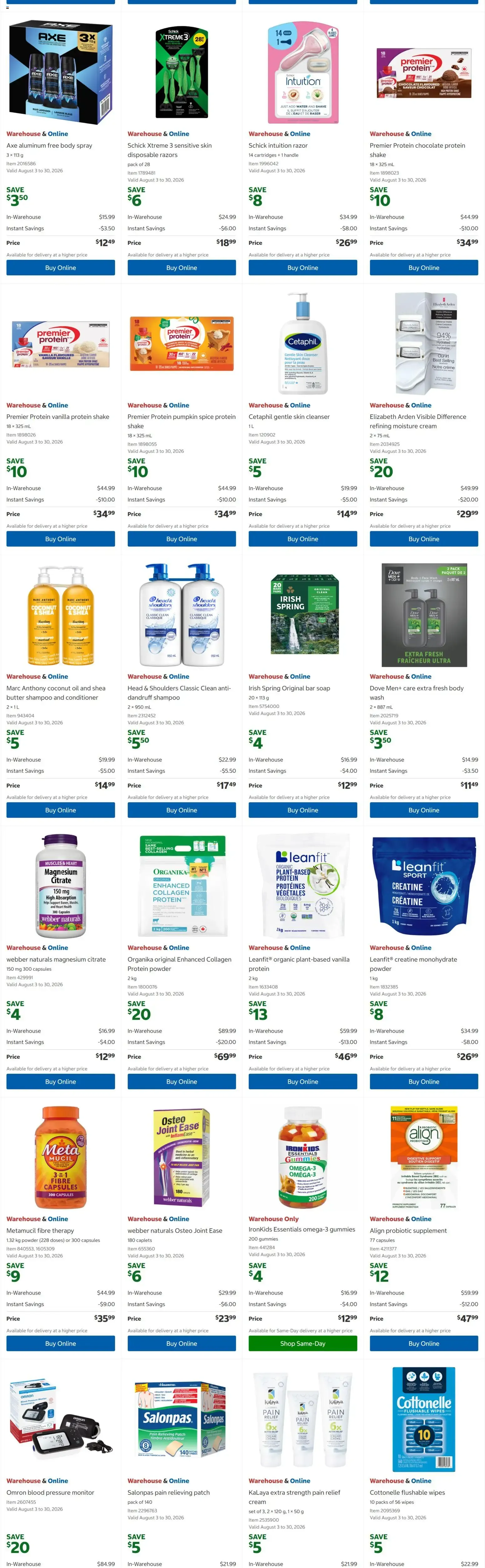 Costco weekly flyer from Aug 17, 2026 > weekly specials & deals from August 17 to August 30 2026 - flyer page 6